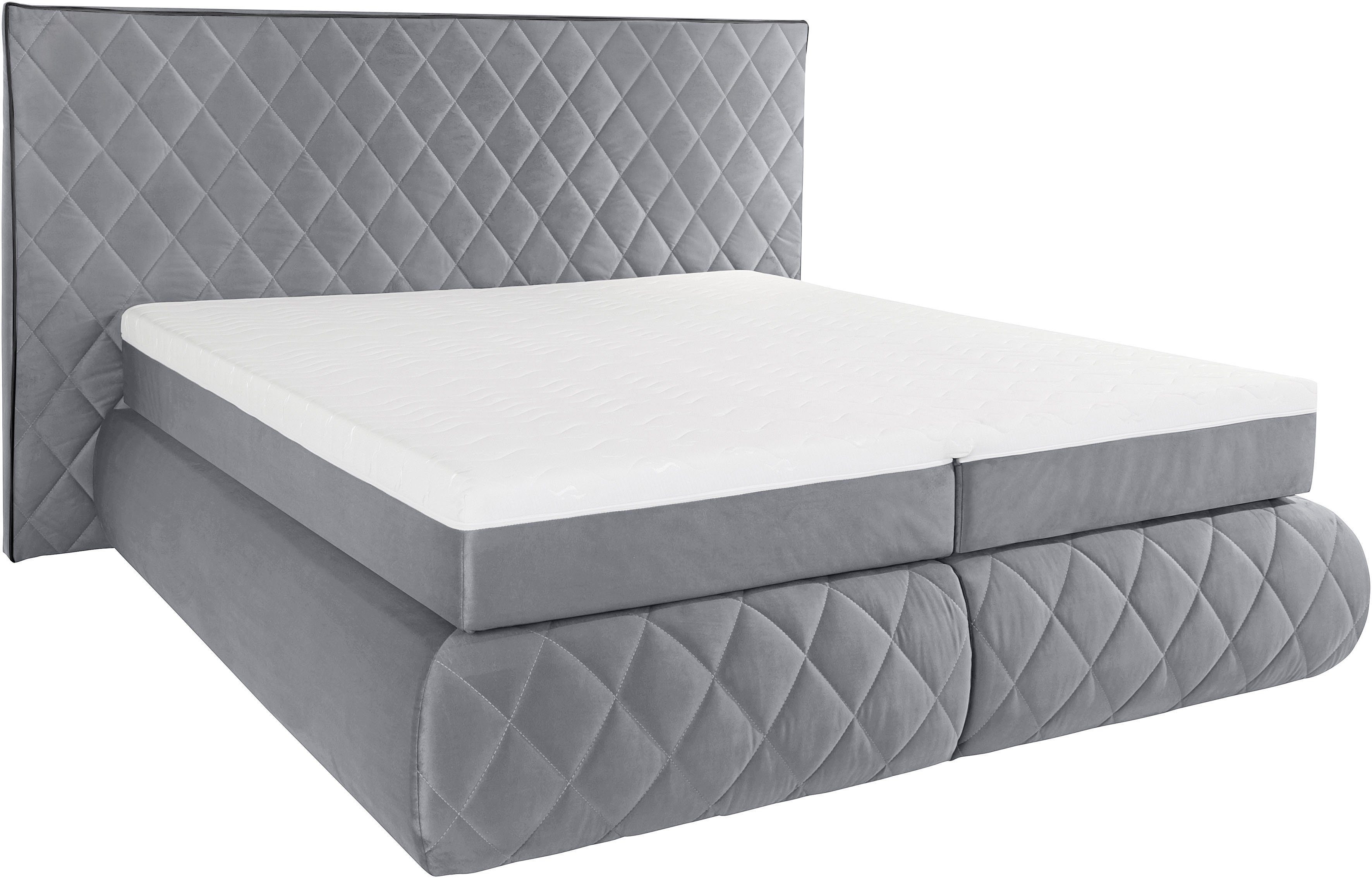 Places of Style Boxspring Alaric naar keuze met en zonder stralen, topmatras pocketvering