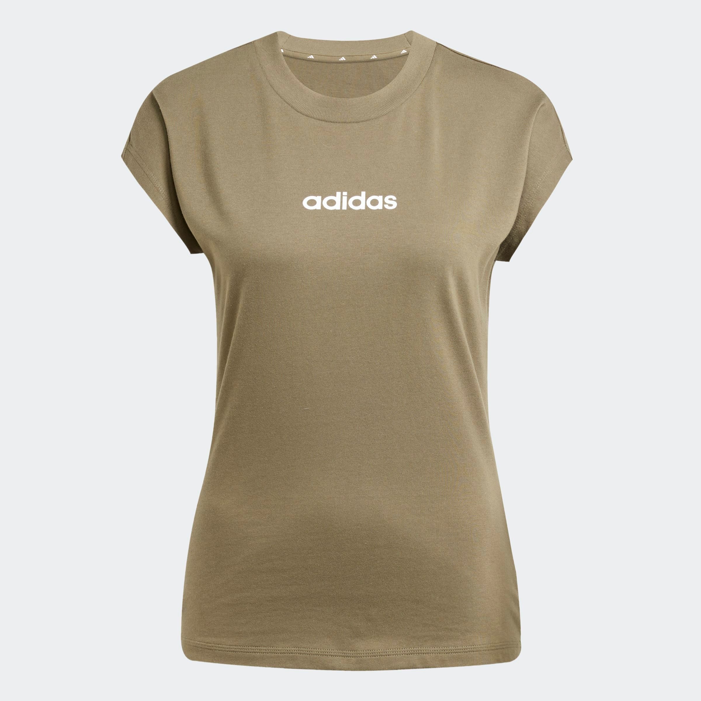 adidas Sportswear T-shirt W LIN SJ T Basic T-shirt van zacht materiaal
