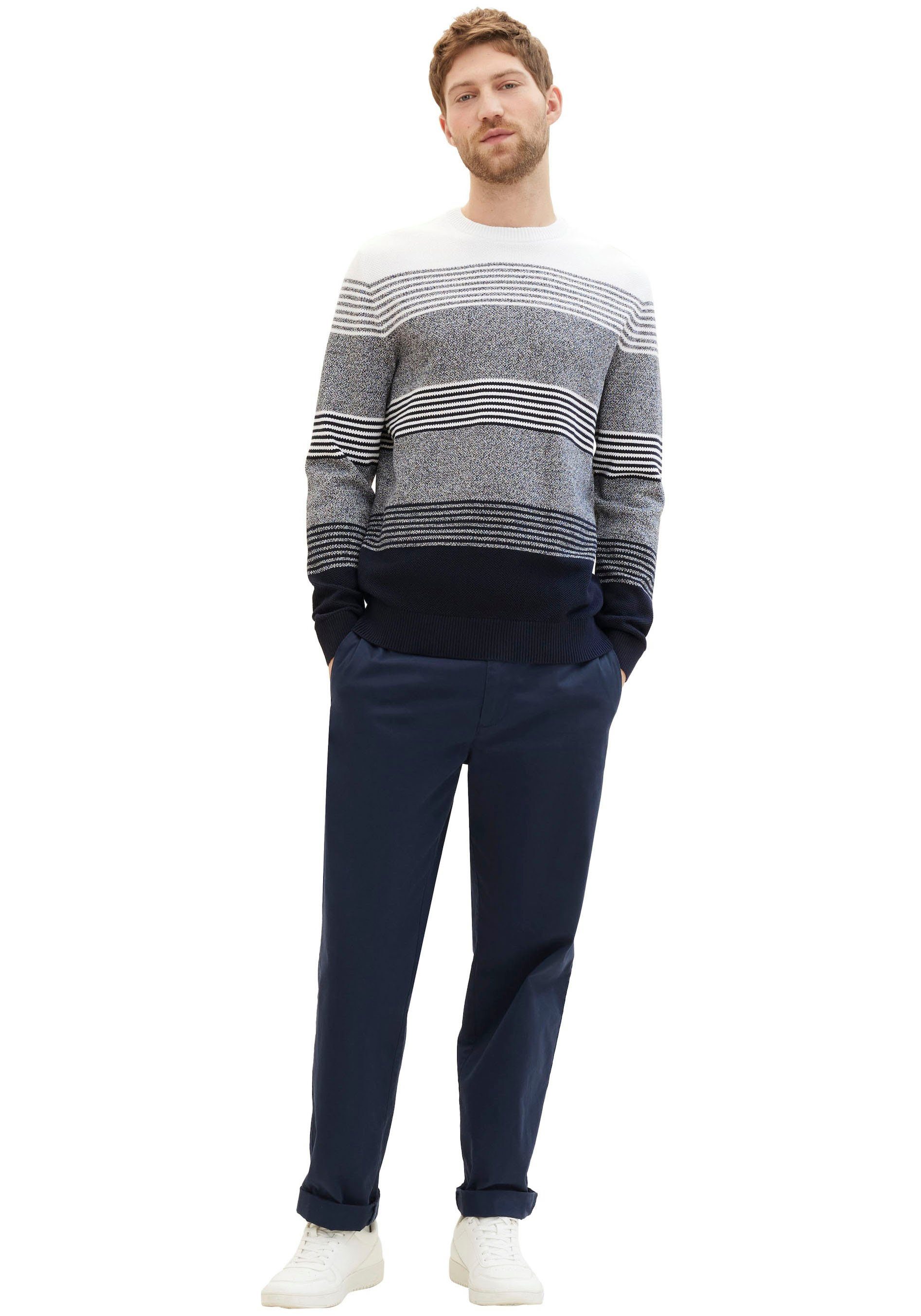 Tom Tailor Gestreepte trui in streep-look