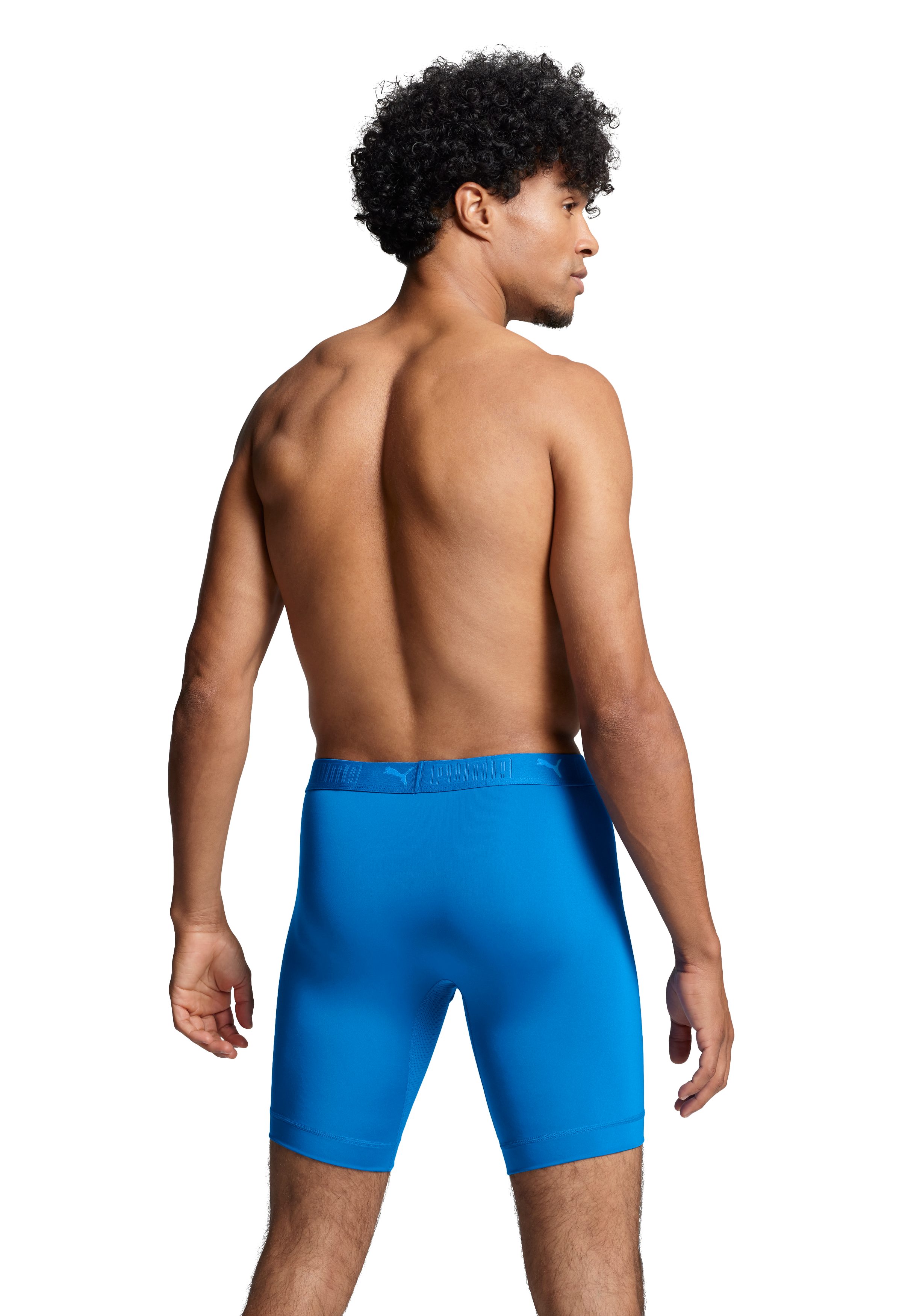 PUMA Boxershort PUMA MEN SPORT MICROFIBER LONG BOXERS 2P (2 stuks, Set van 2)