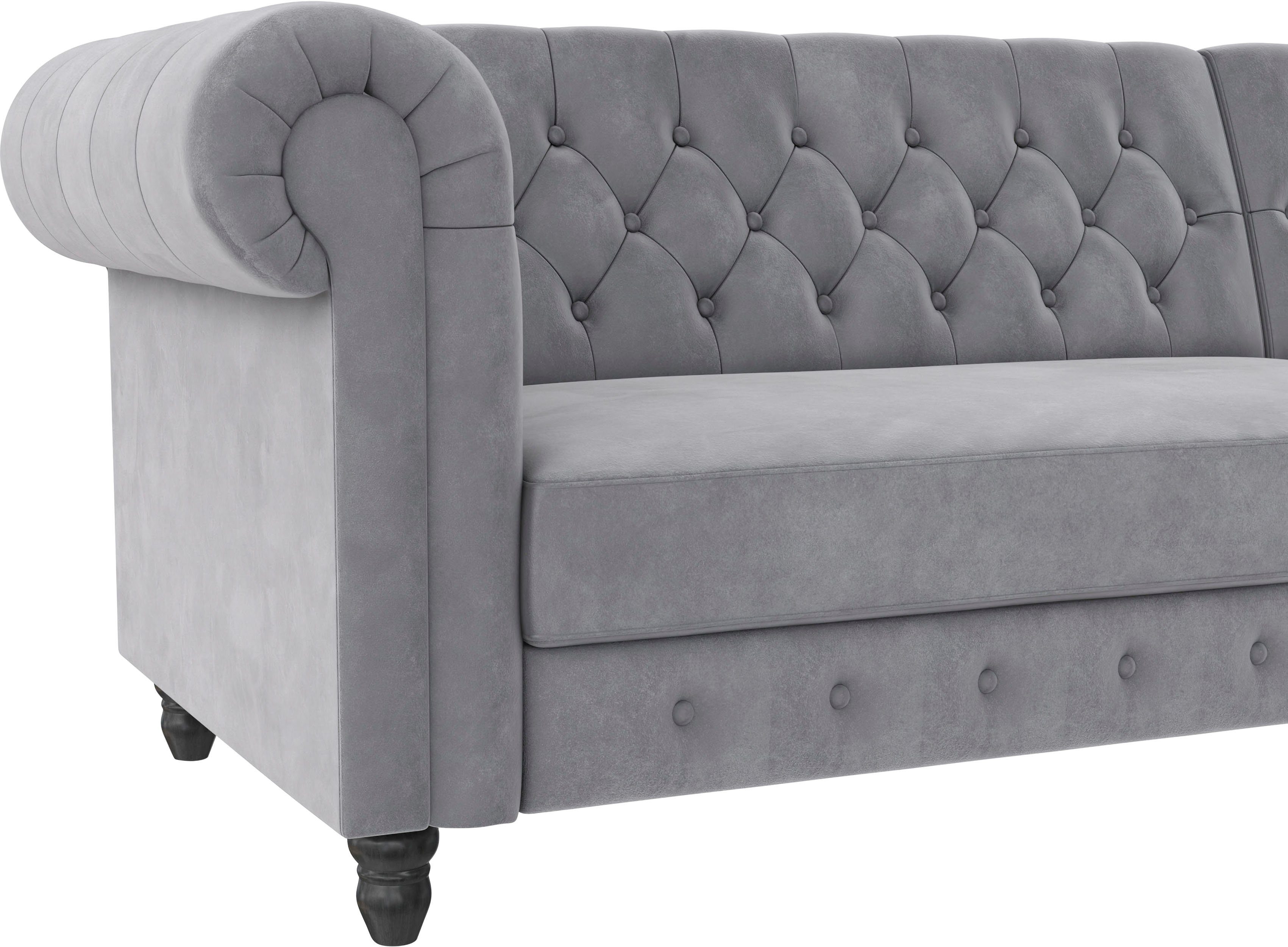 Dorel Home Hoekbank Felix, L-model, 241 cm (ligoppervlak108x195 cm), récamier verwisselbaar,