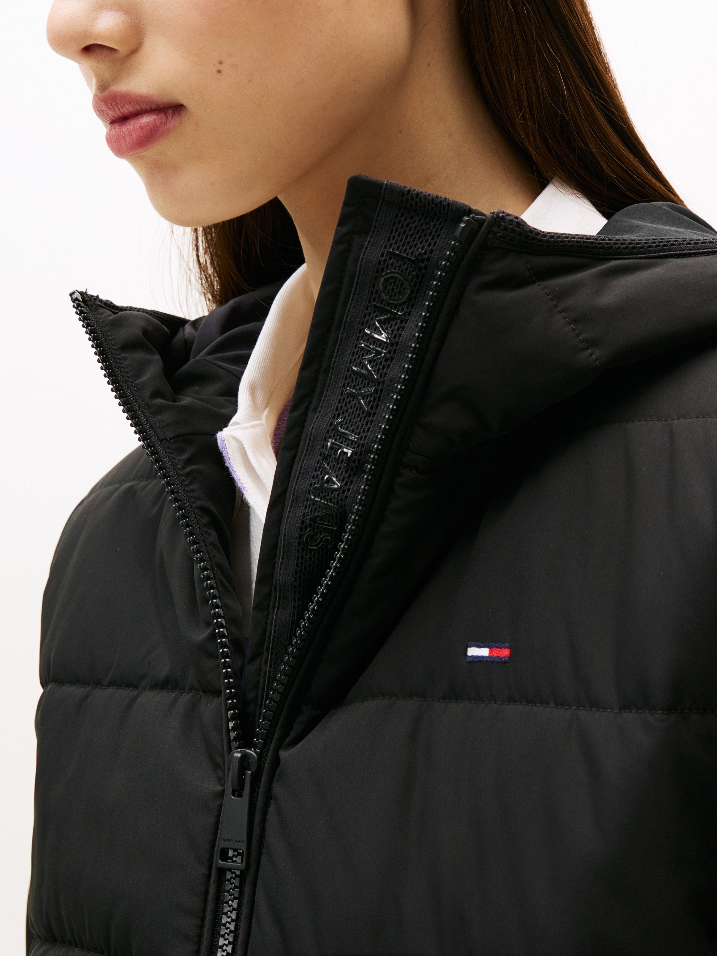 TOMMY JEANS Gewatteerde jas TJW SLIM LW HOODED PADDED JACKET