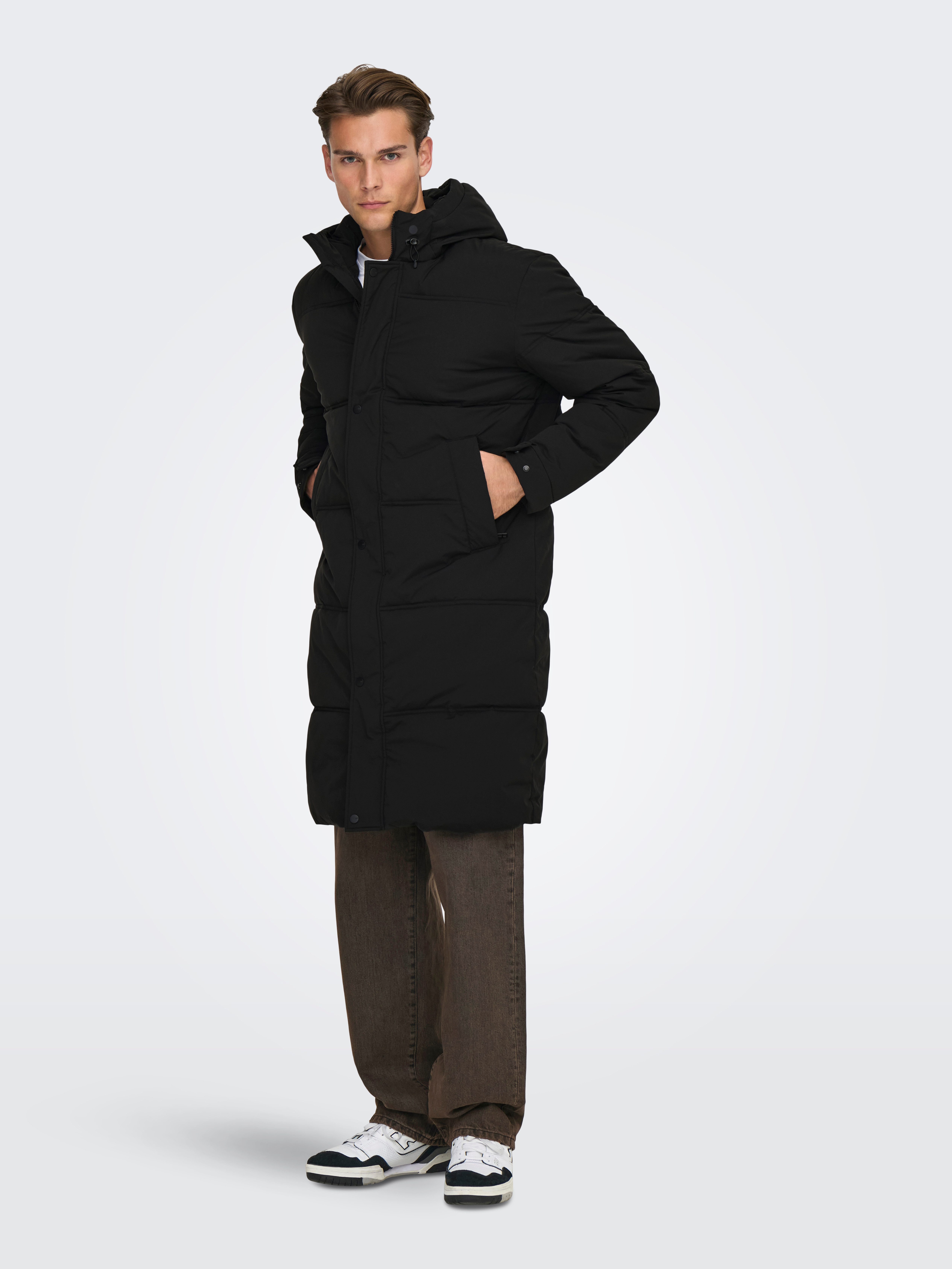 ONLY & SONS Gewatteerde jas ONSSEUL LONG PUFFER OTW