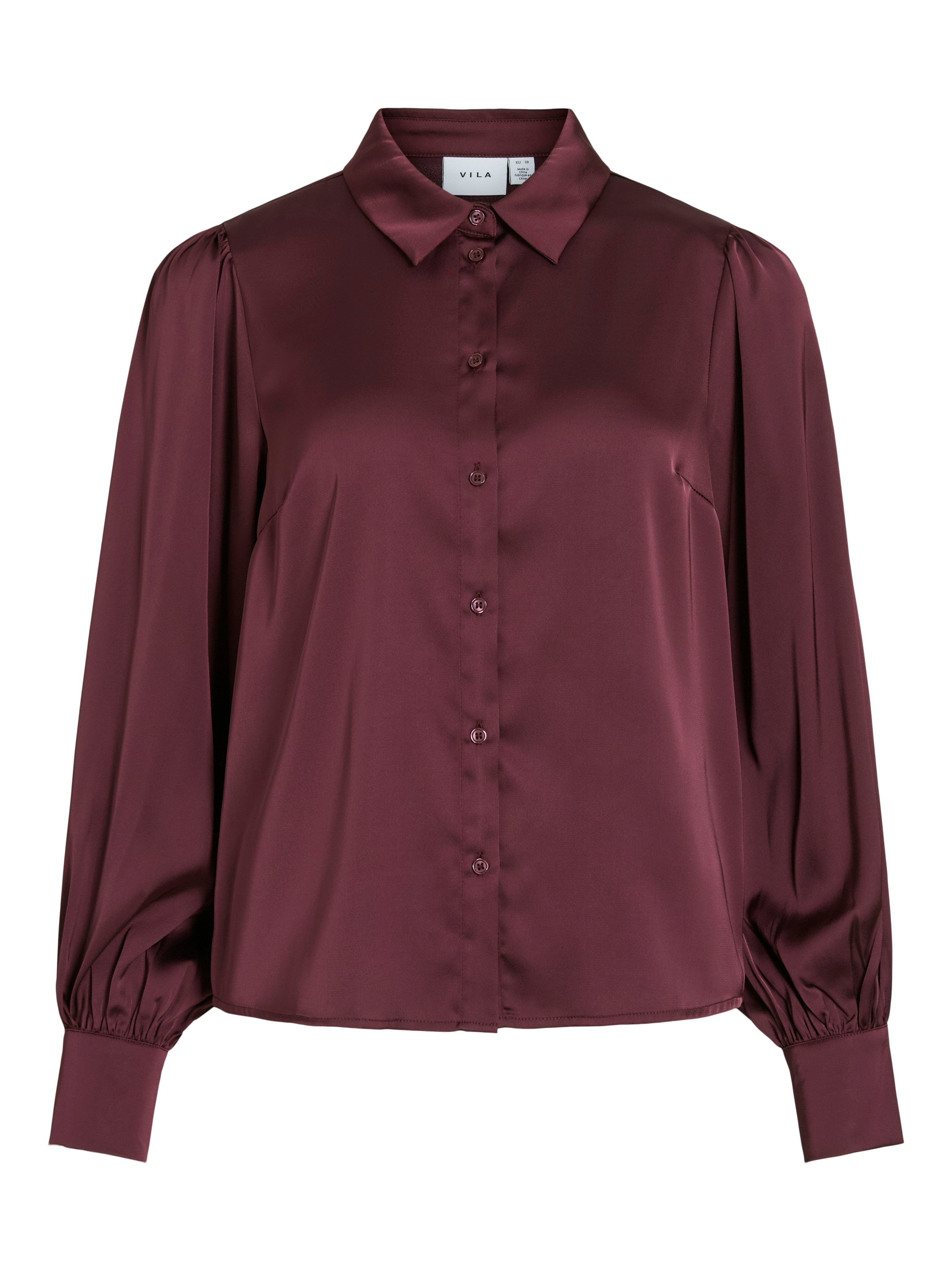 Vila Blouse met lange mouwen VIENNA RAVENNA L/S BALLOON SHIRT - NOOS