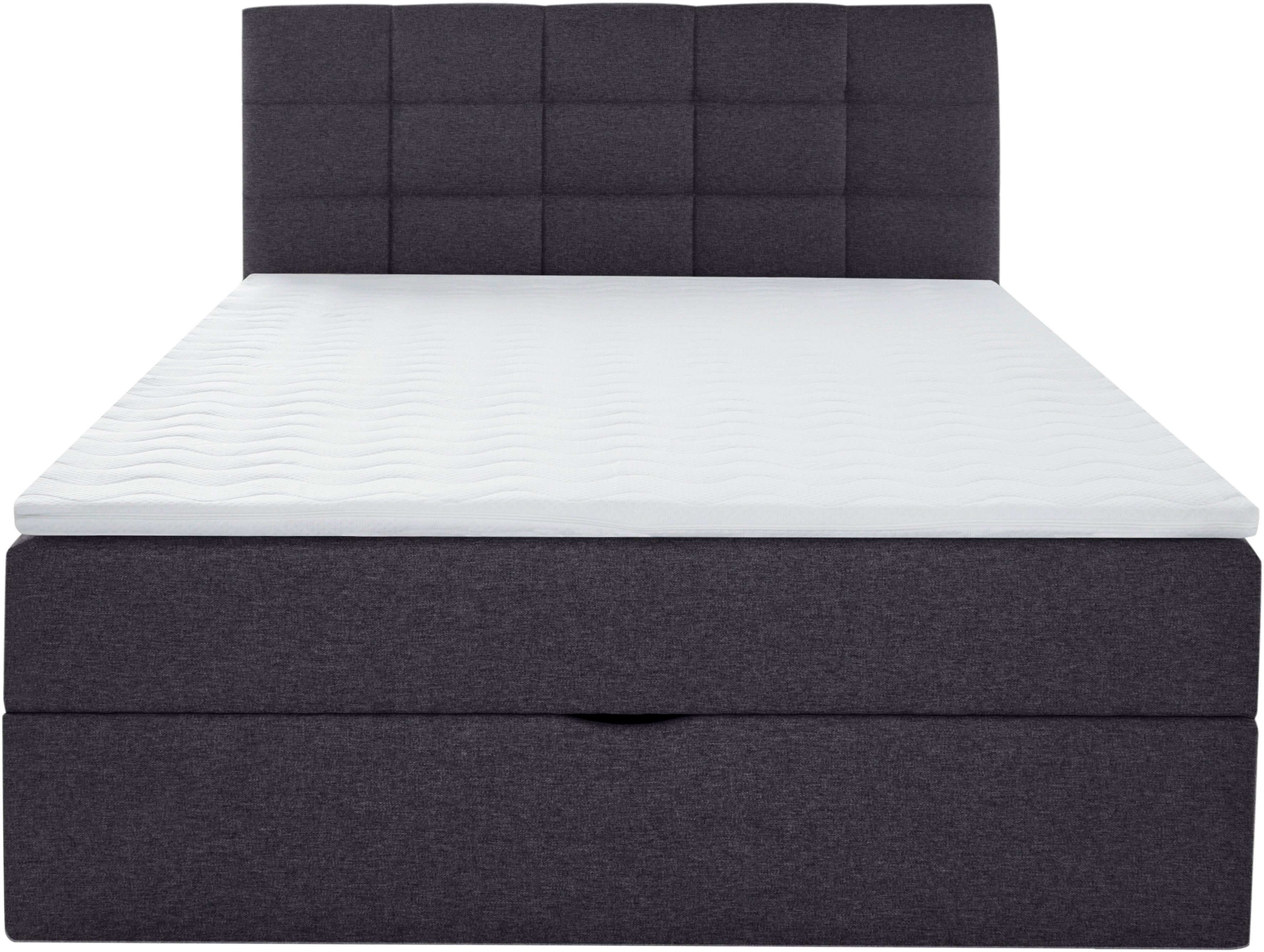 INOSIGN Boxspring OVALO optioneel met bedbox, verkrijgbaar in h2, h3 & h4