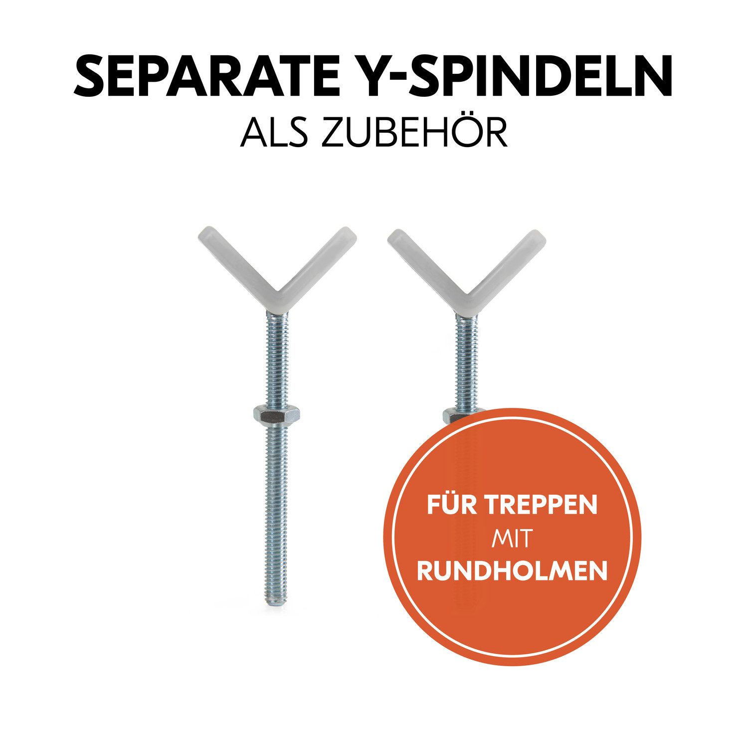 Hauck Traphek Clear Step 2, White ook als traphekje te gebruiken, 75-80 cm, vlakke doorgang