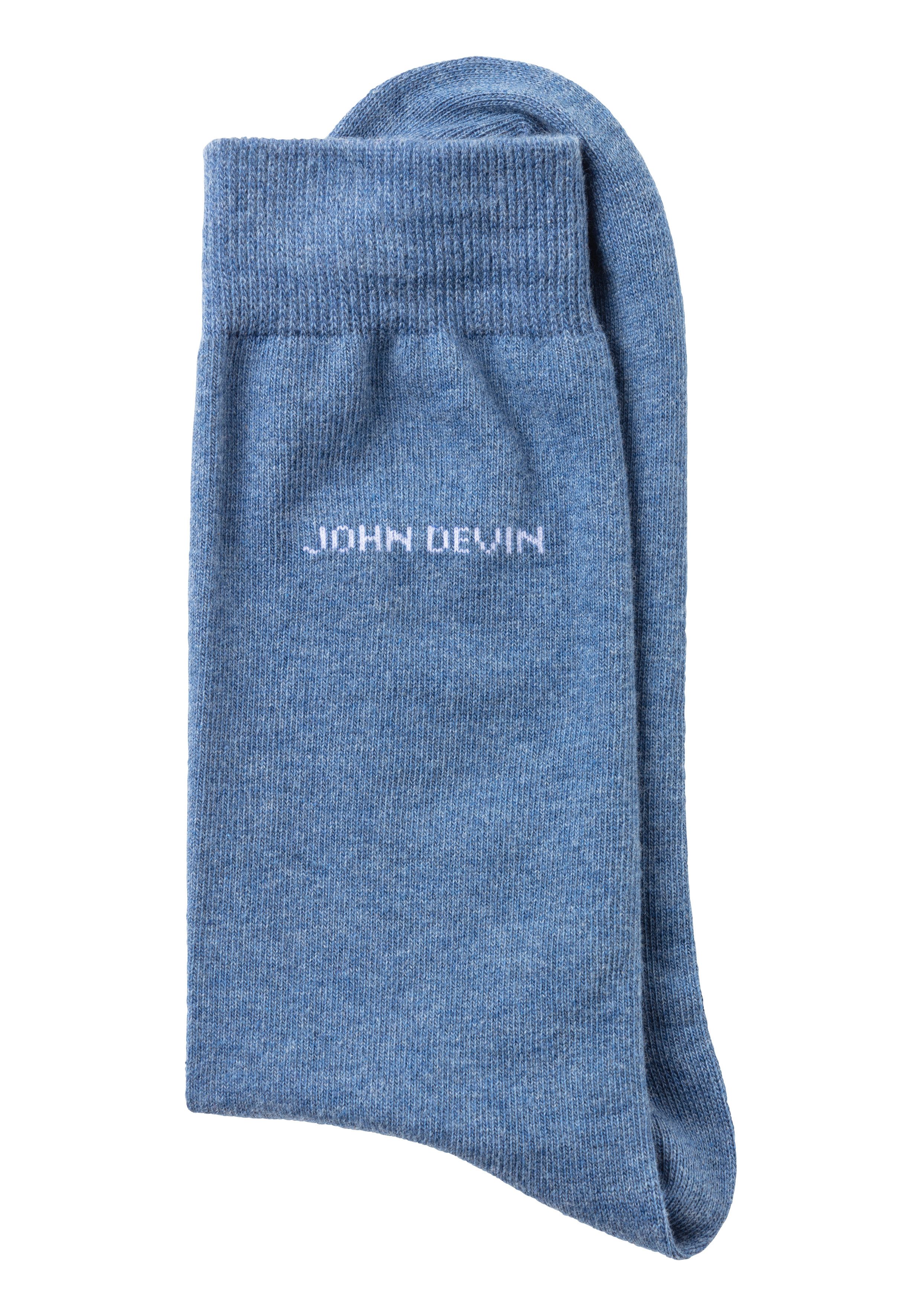 John Devin Basic sokken voor elke dag (set, 7 paar)