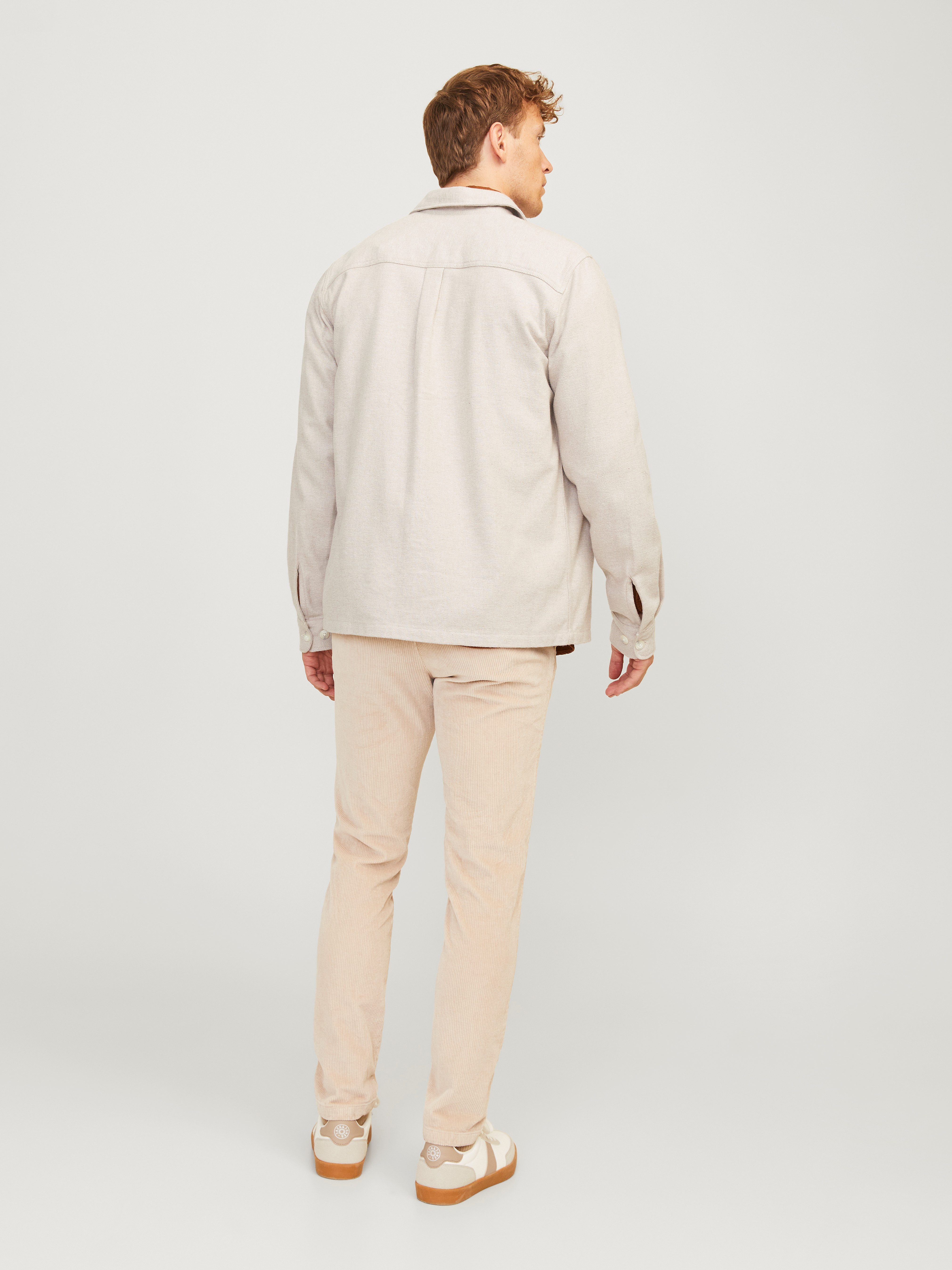Jack & Jones Overhemd met lange mouwen JPRRAYMOND MELANGE SOLID LS OVERSHIRT SN
