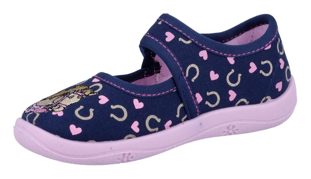 Richter Pantoffels Mia WMS: Medium Klittenbandschoen met pastelprint, maat sjabloon om te downloaden