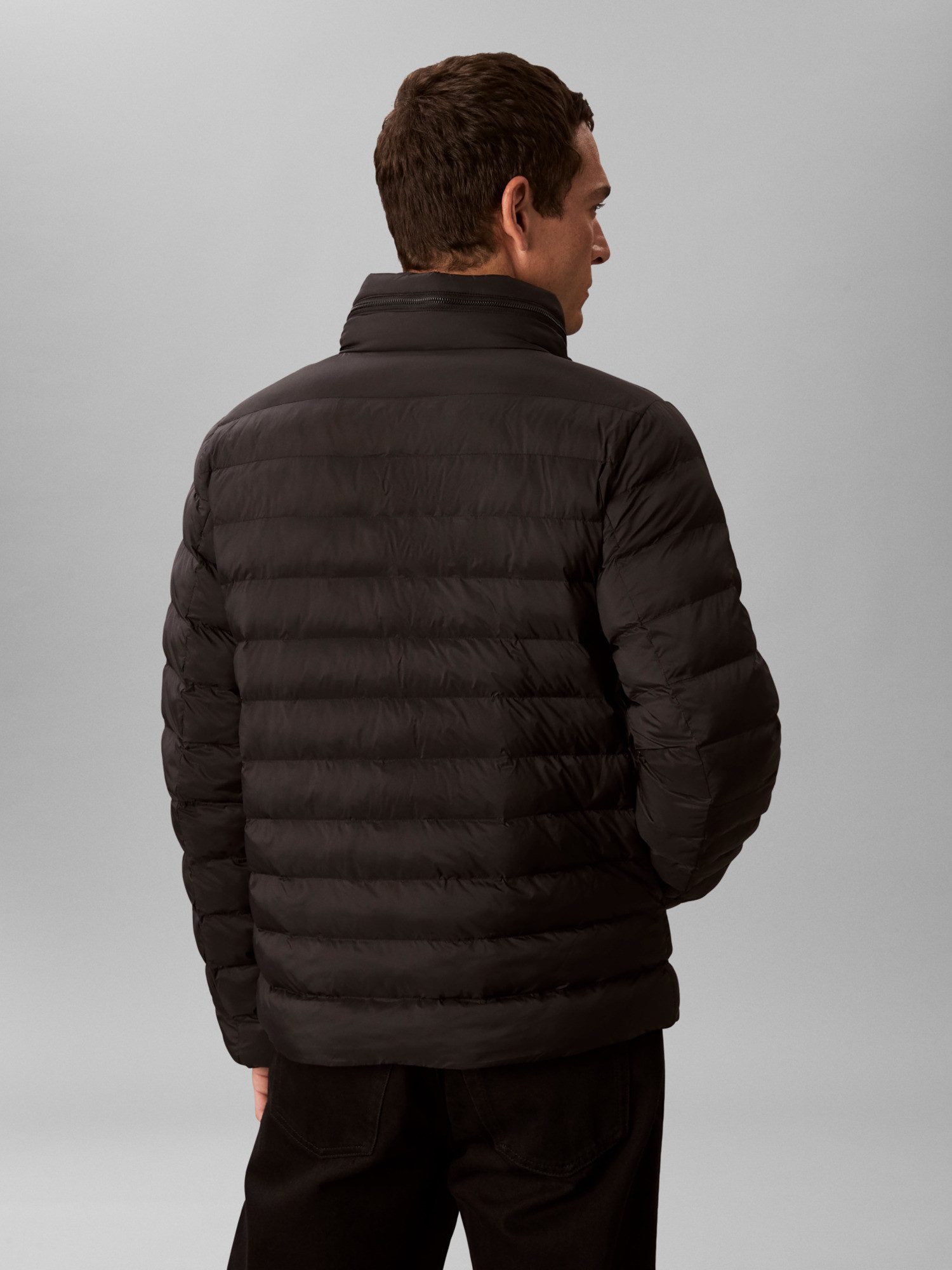 Calvin Klein Gewatteerde jas LS NYLN MD WT HDD F