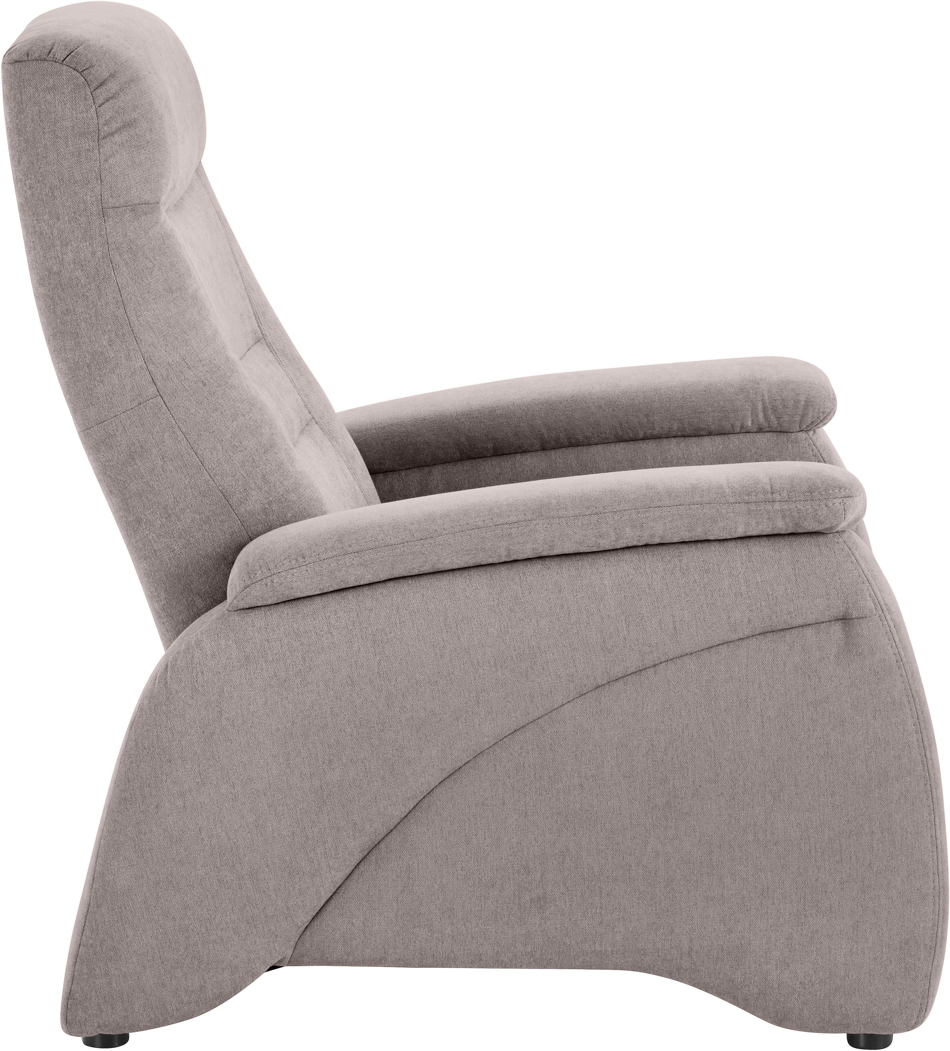 exxpo - sofa fashion Relaxfauteuil Ascoli, relaxstoel, loungestoel, hoge rugleuning