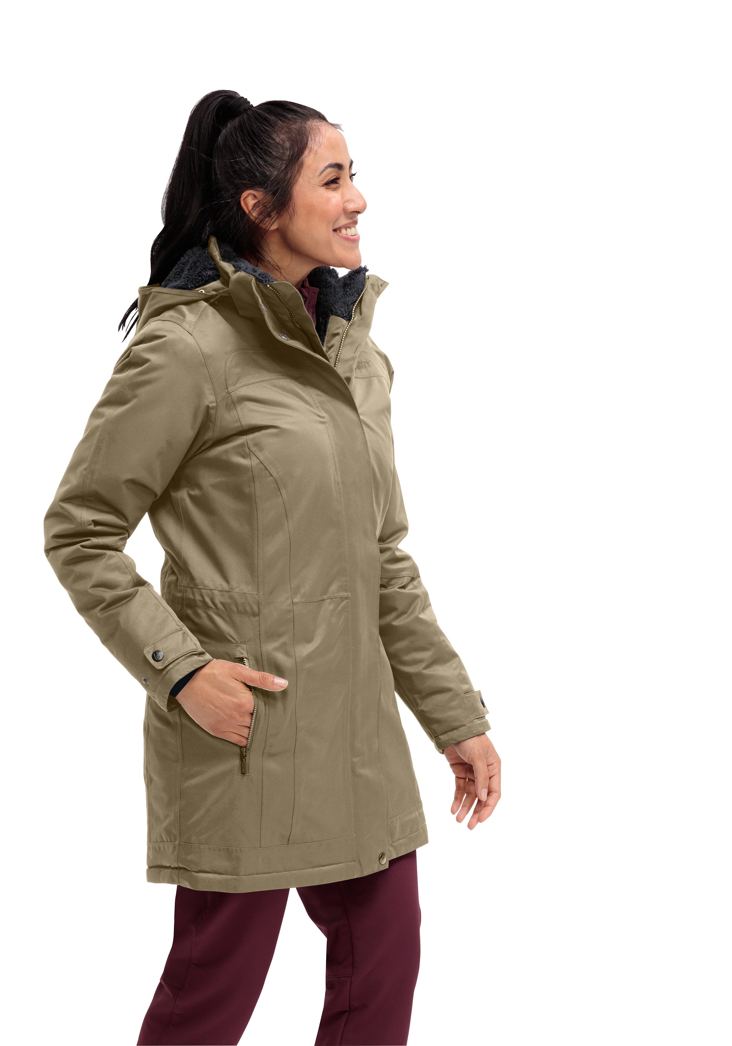 Maier Sports Functioneel jack Lisa 2.1 Dames mantel, ademende wintermantel, 2 ritszakken, regular fit