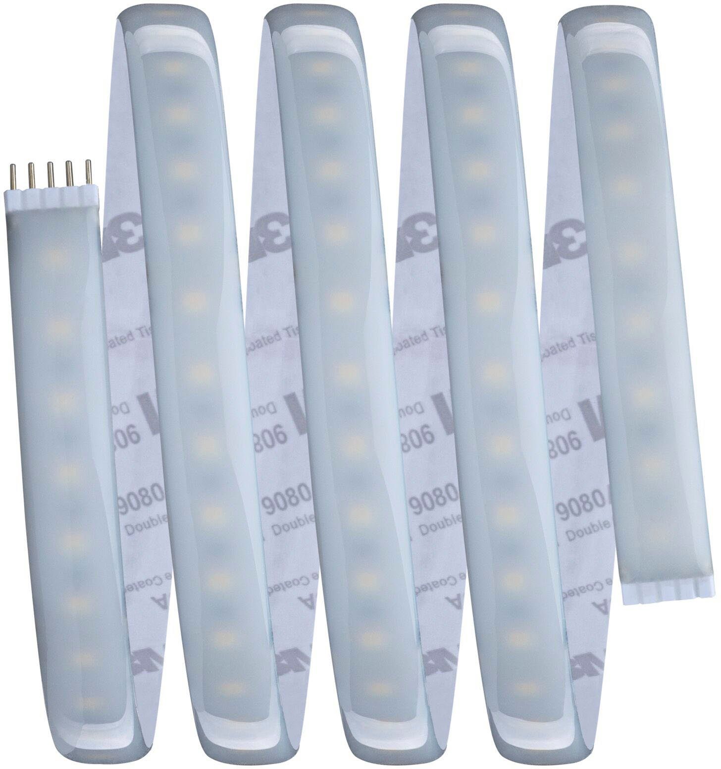 Paulmann Led-strepen MaxLED1000 Basisset 1,5m IP44 Deksel 2700-6500K 17W 230/24V 40VA zilverkleur