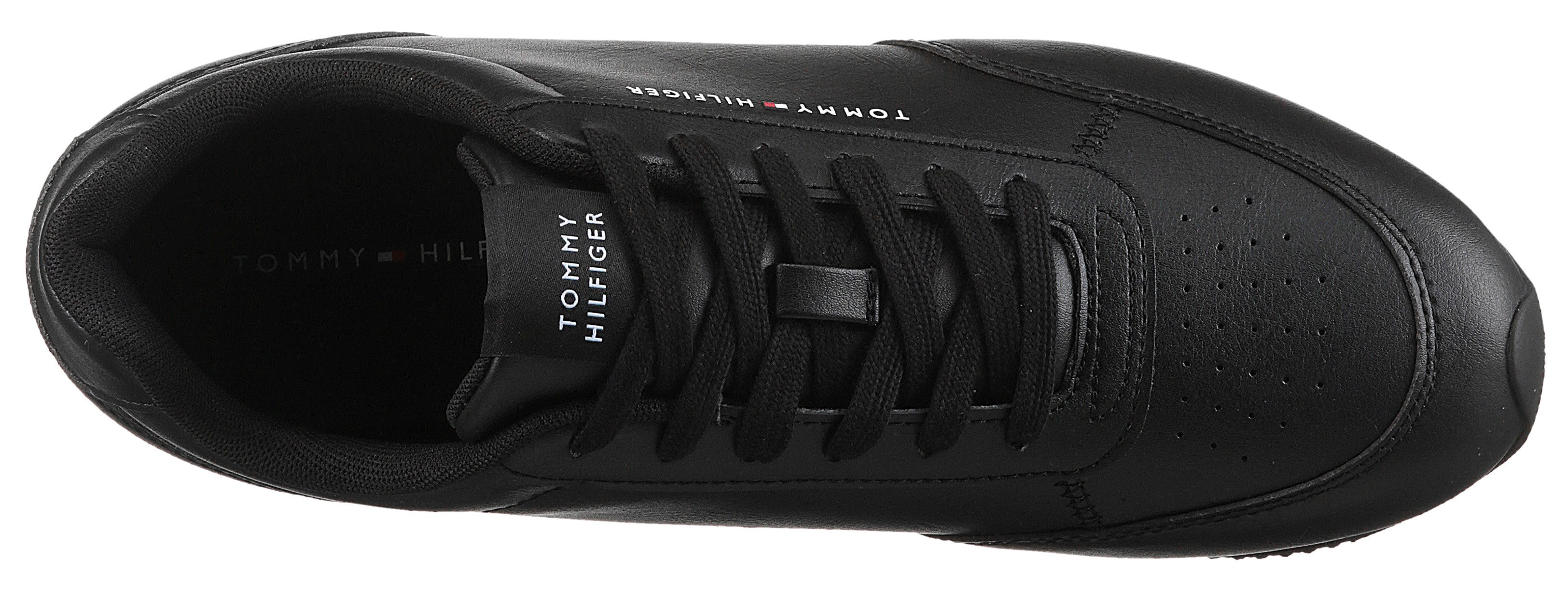 Tommy Hilfiger Plateausneakers LO RUNNER PU MIX , vrijetijdsschoen, halfschoen, veterschoen met gepolsterde schacht