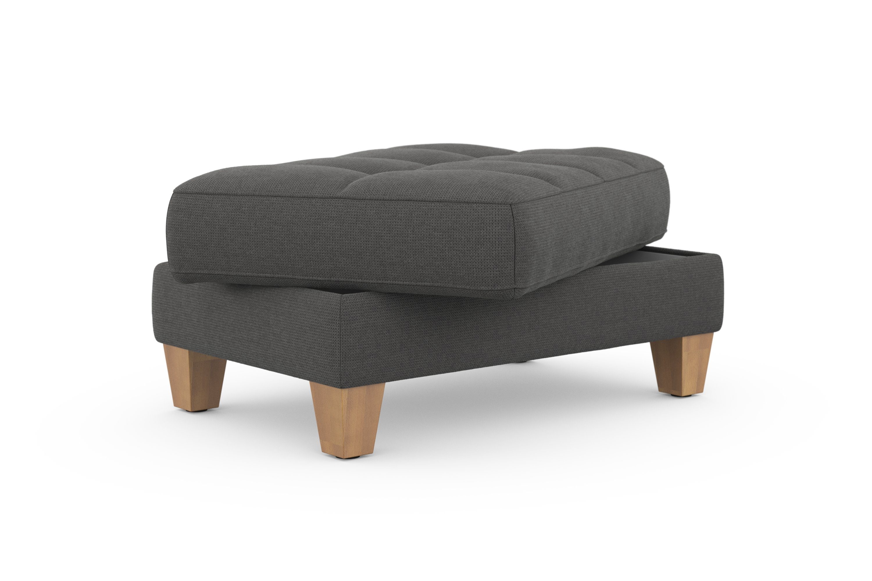sit&more Hocker met bergruimte Westham naar keuze met/zonder binnenvering