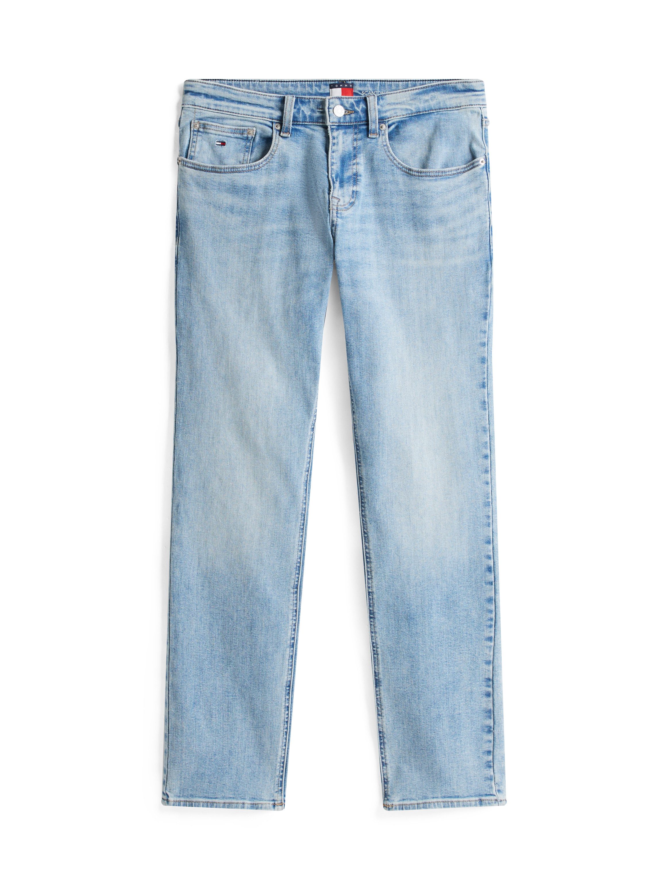 TOMMY JEANS Slim fit jeans SCANTON SLIM Met riemlussen