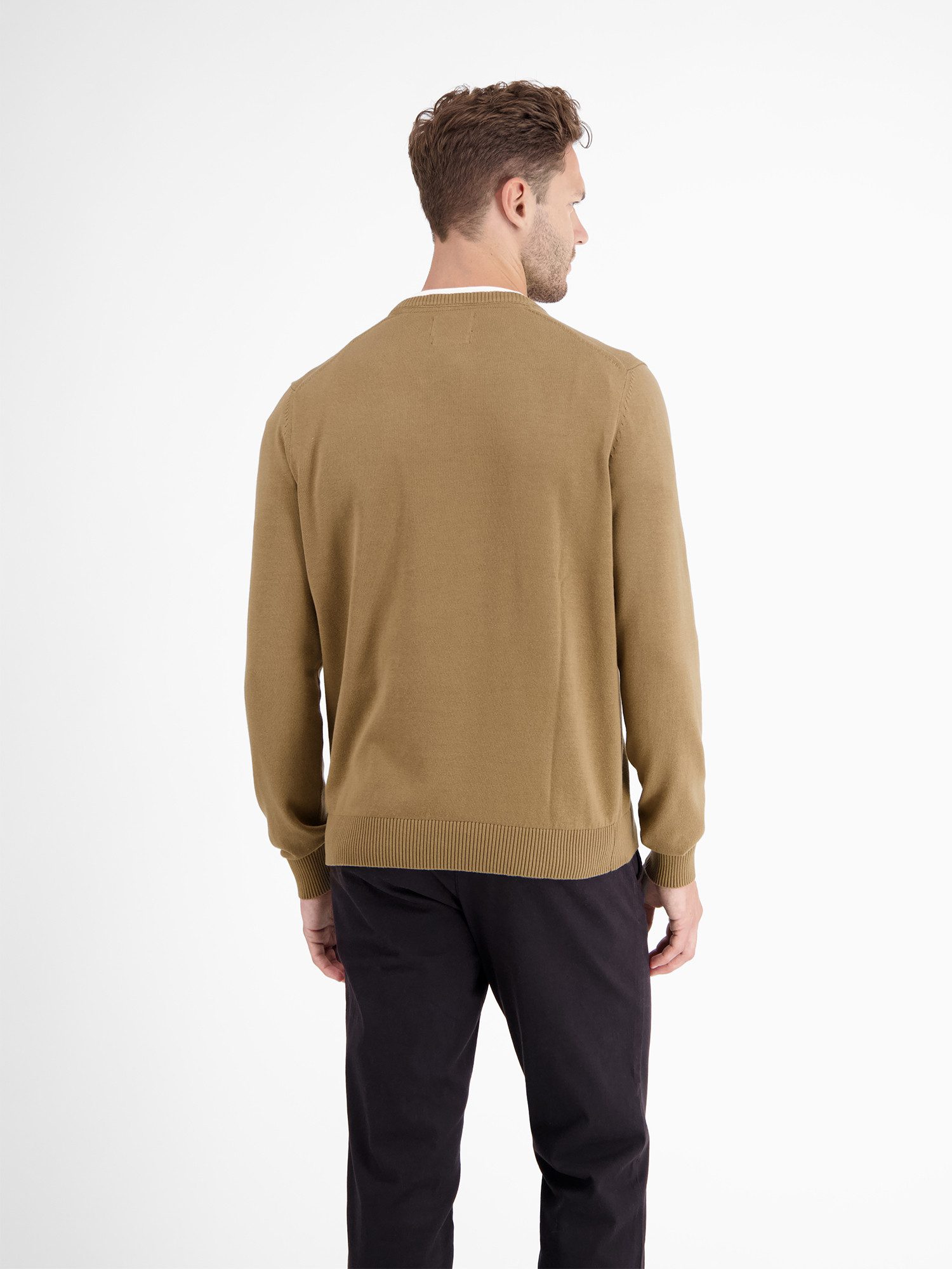 Lerros Gebreide trui LERROS crewneck gebreide pullover