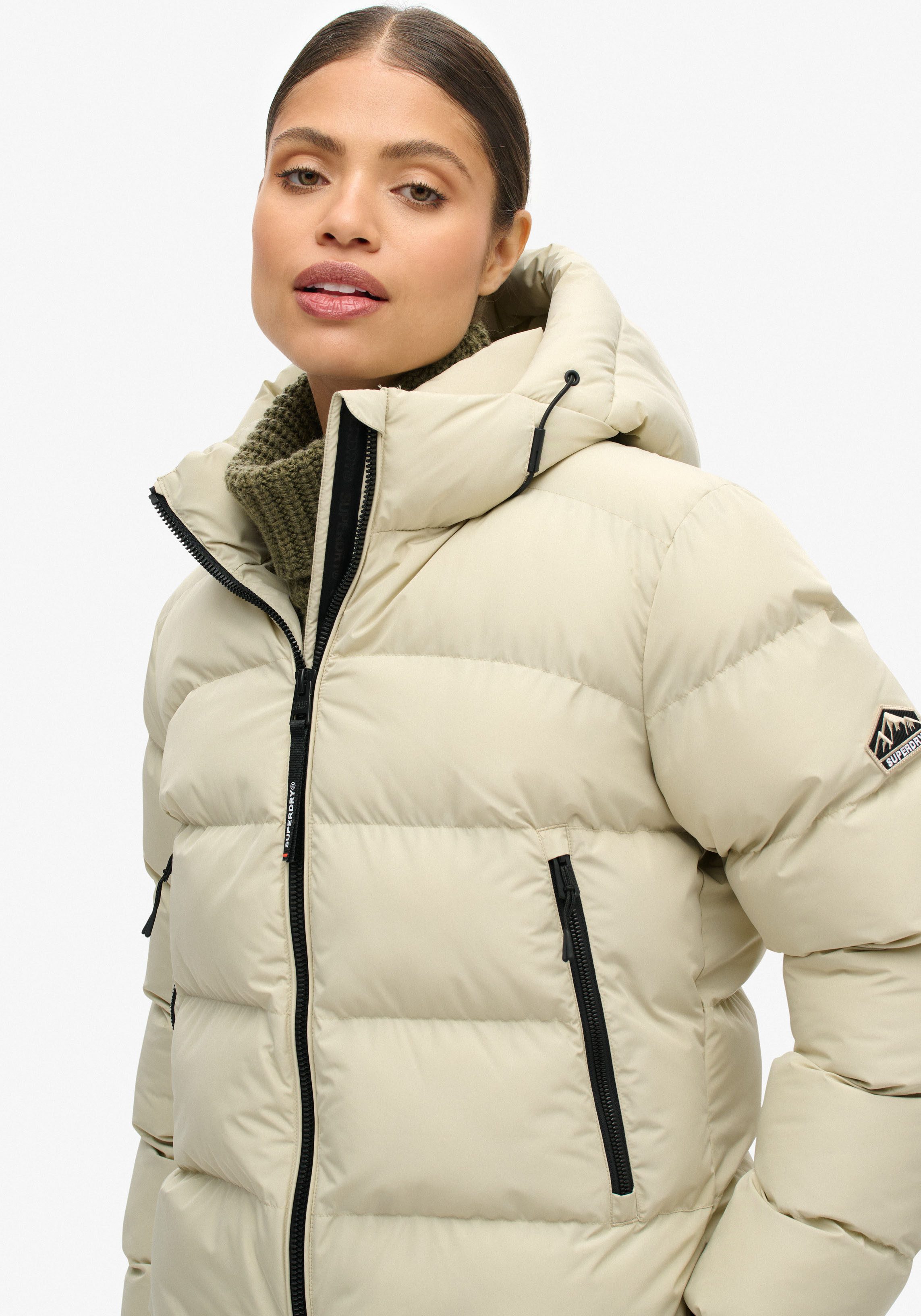 Superdry Gewatteerde jas HOODED SPORTS PUFFER JACKET