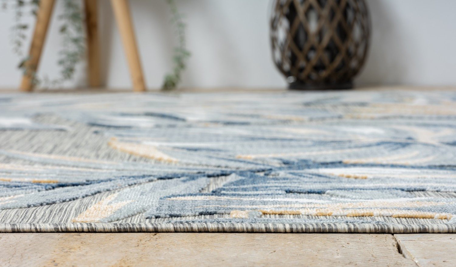 Myflair Möbel & Accessoires Vloerkleed Sol voorraadopruiming Bladerenmotief, hoog-laag effect, geschikt voor buiten, balkon, terras
