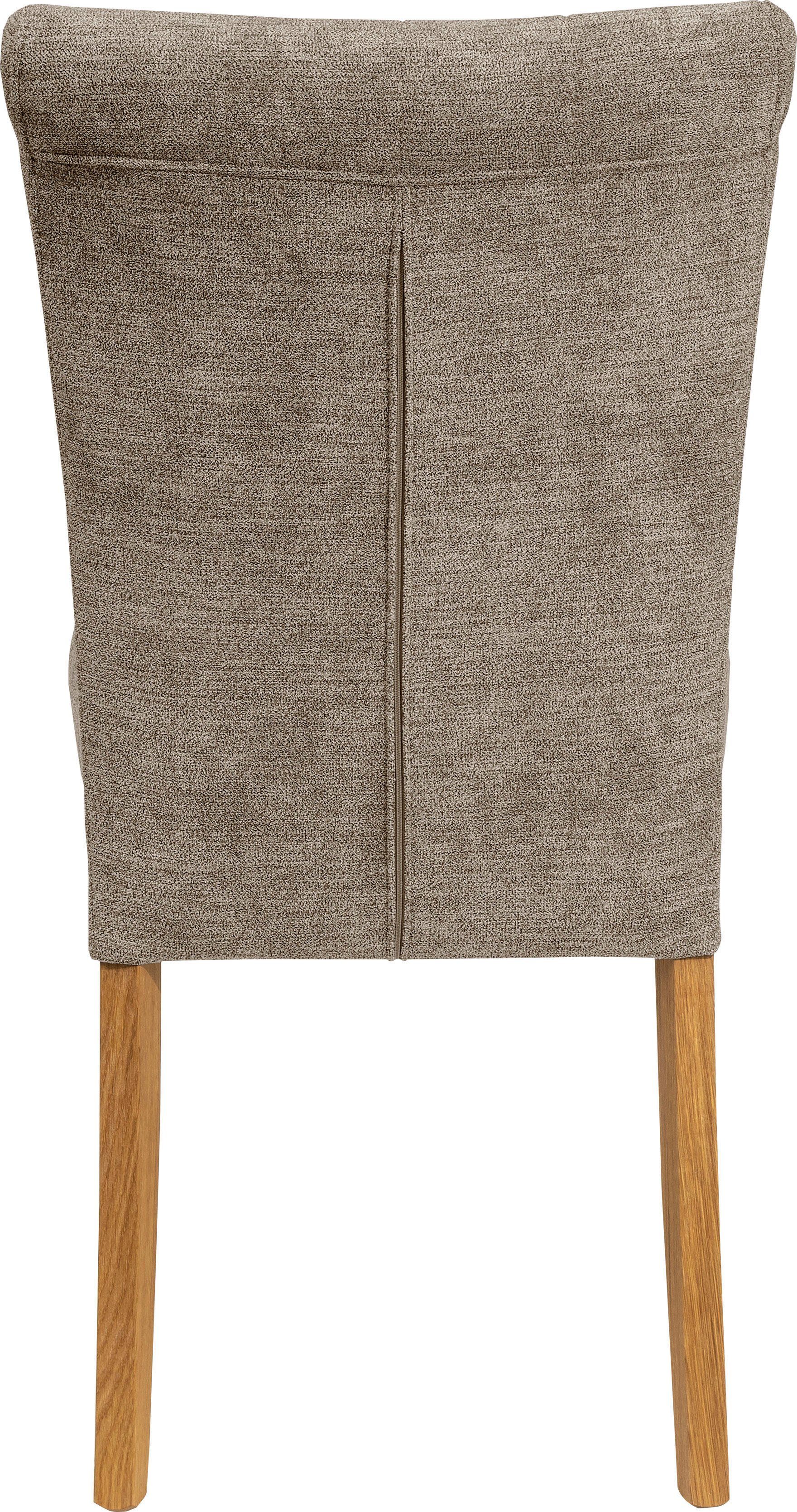 Home affaire Stoel Queen Eetkamerstoel met capitonnage, set van 2, 4 of 6