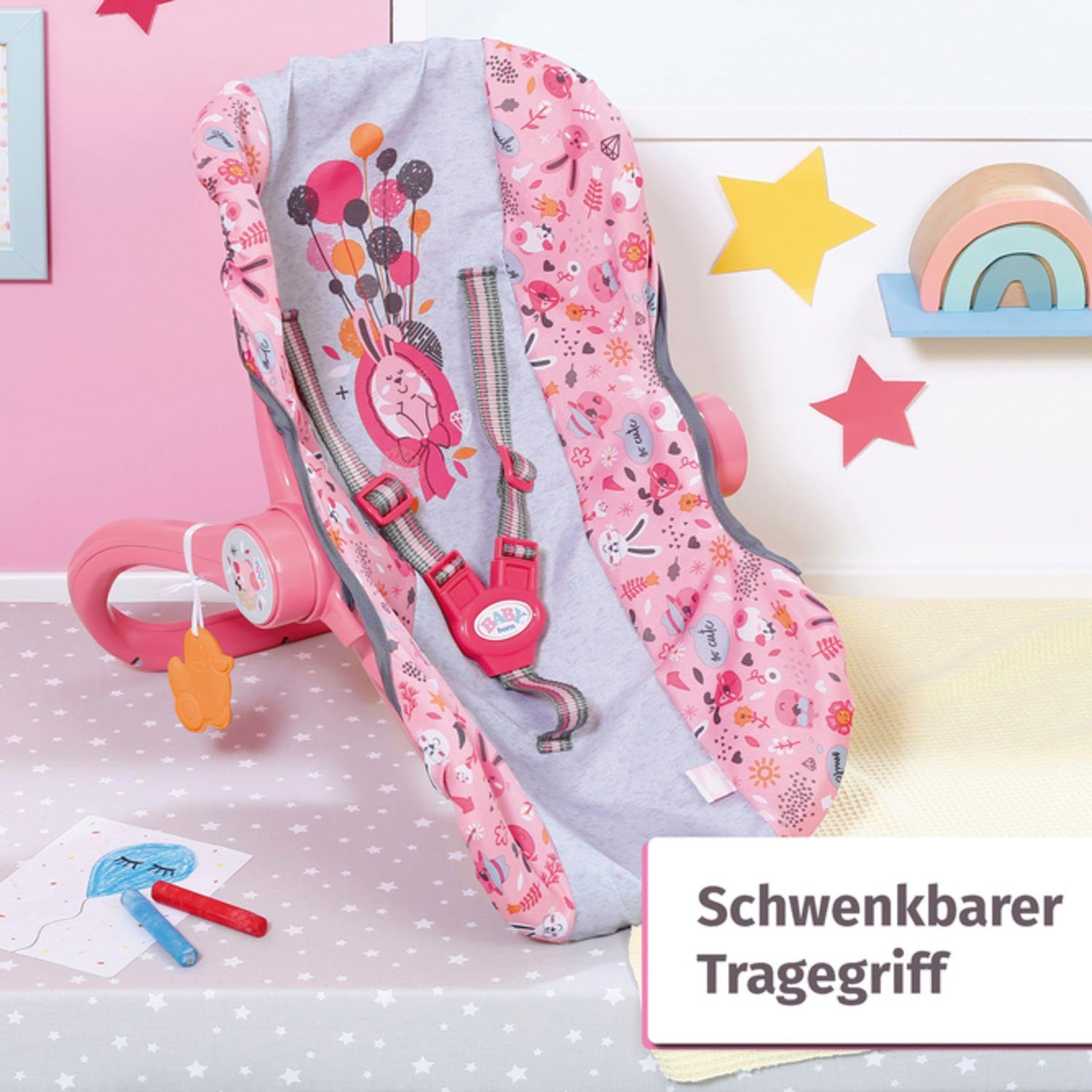 Baby Born Draagtas voor poppen Babyzitje