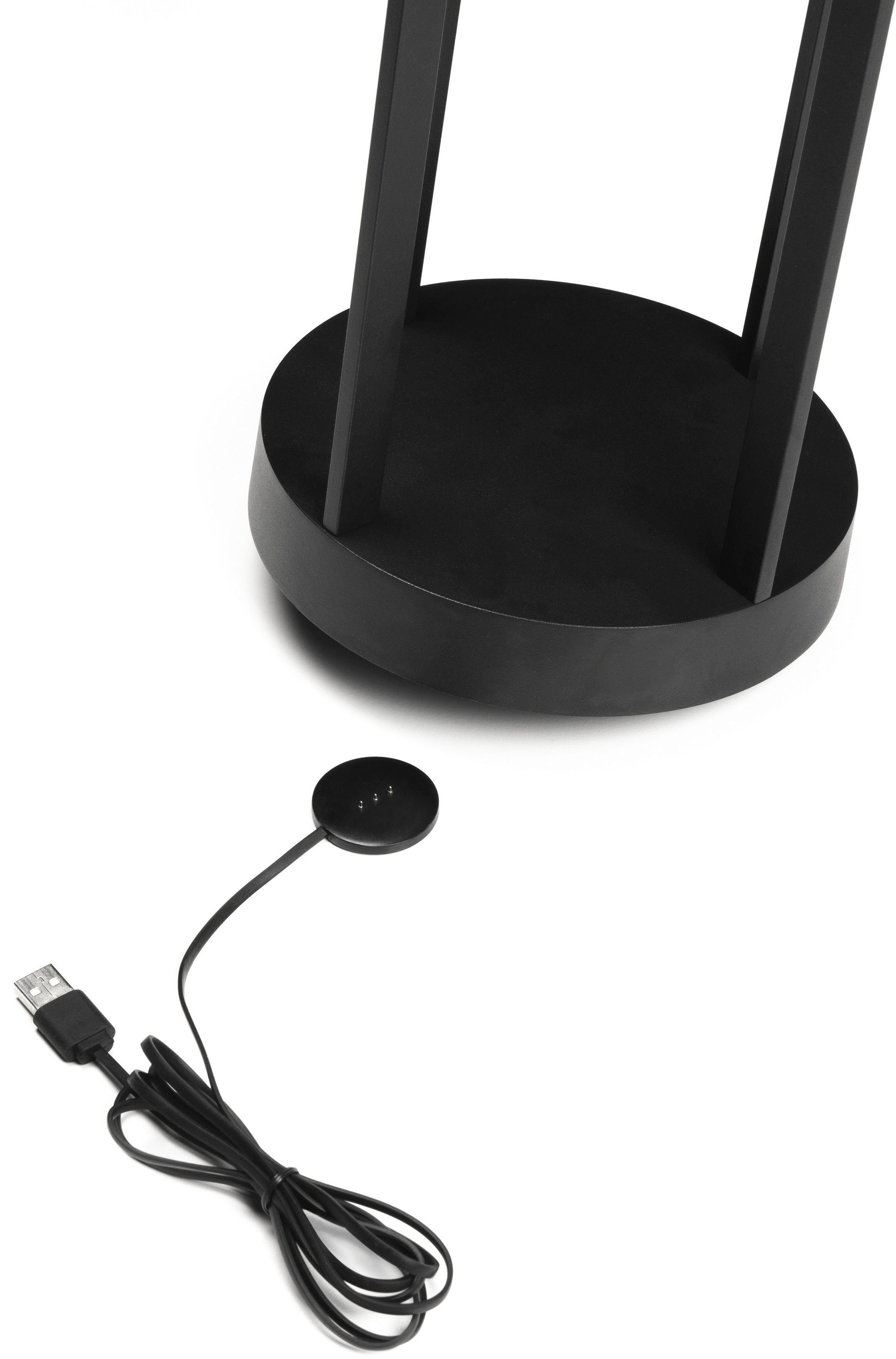 KONSTSMIDE Led-lantaarn Chieti Chieti LED USB-lantaarn, dimbaar 2700/3000K glasdeksel (2 stuks)