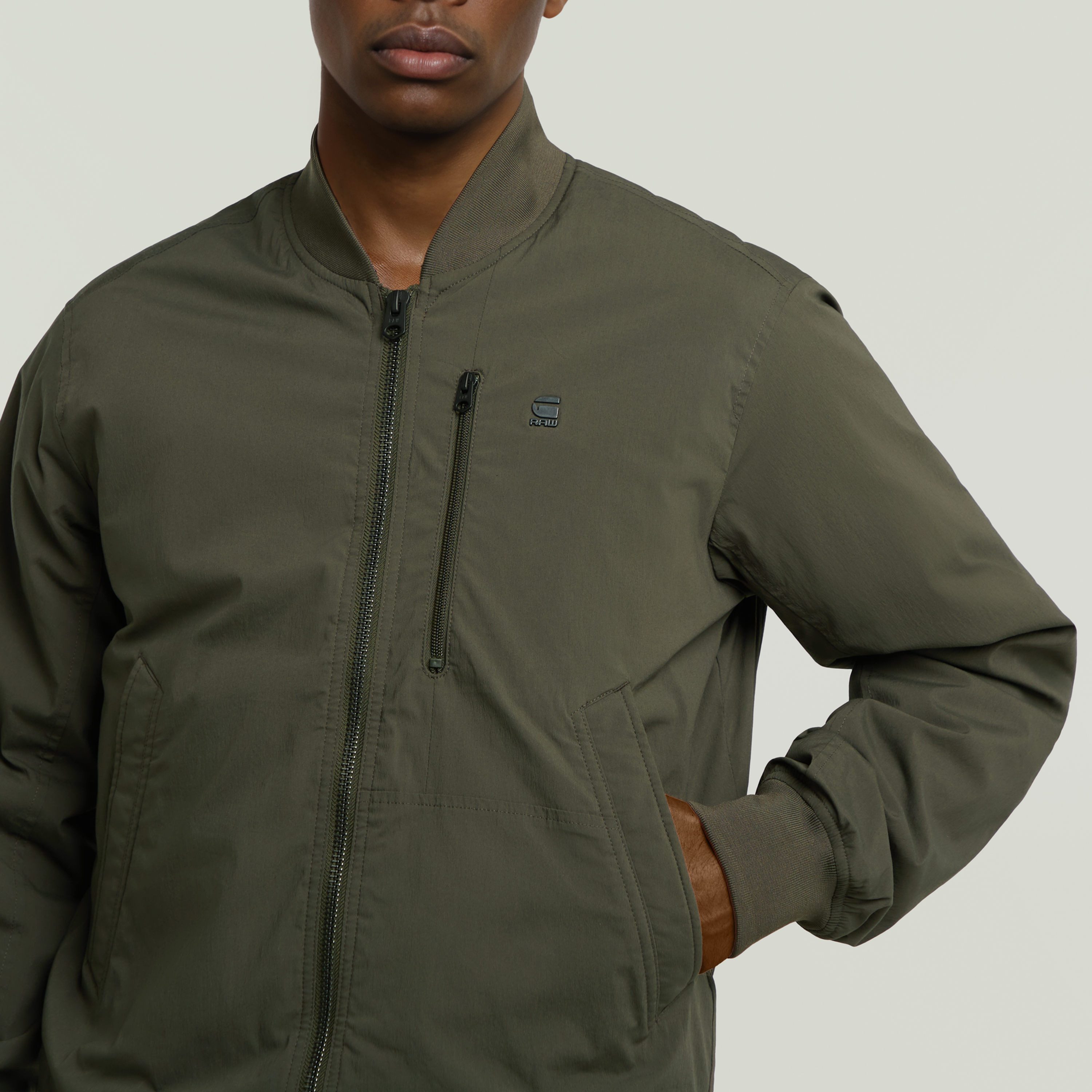 G-Star RAW Bomberjack Tech Bomber met doorgestikte voering