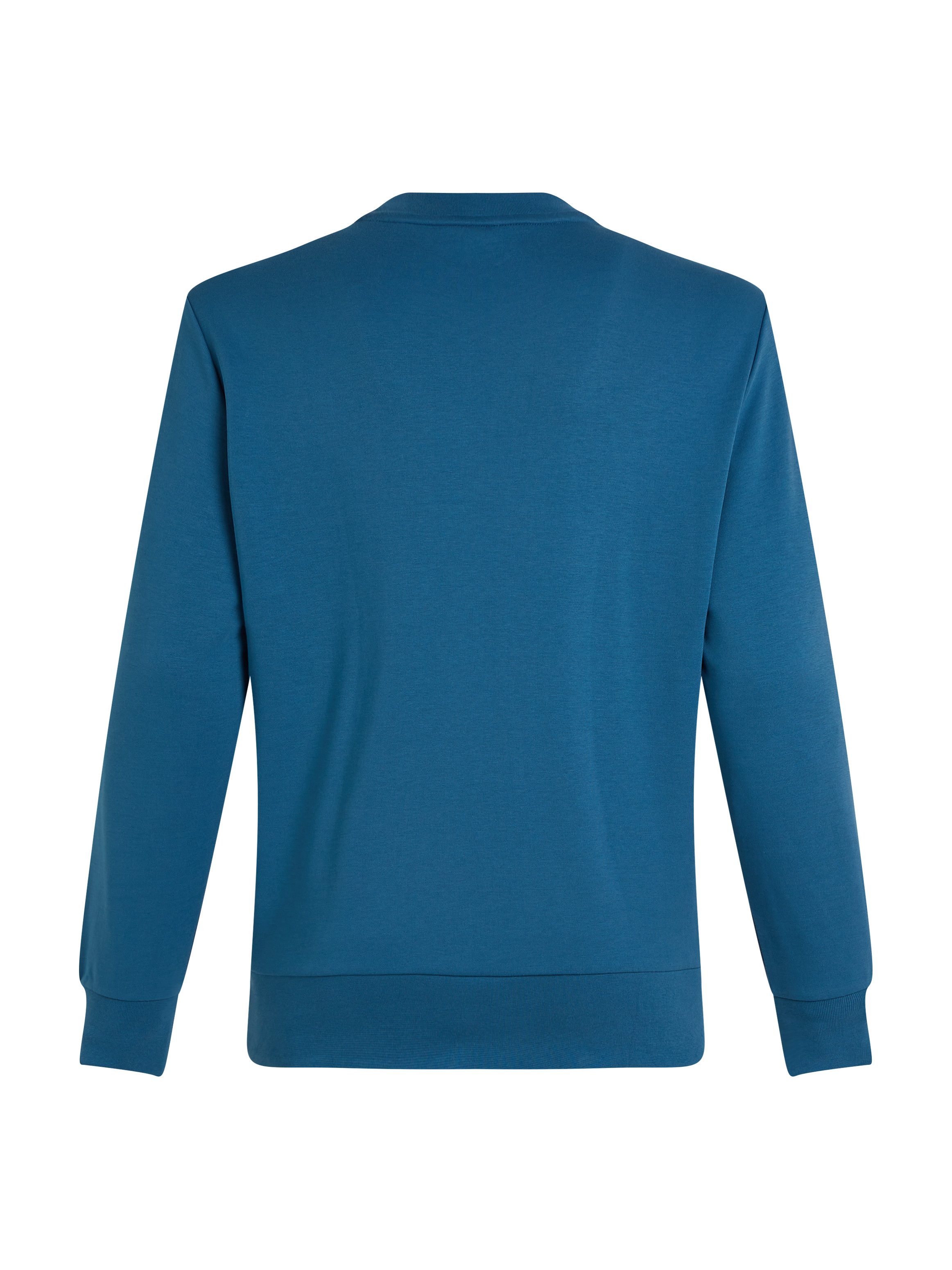 Calvin Klein Sweatshirt BT_MICRO LOGO REPREVE SWEATSHIRT in grote maten met logo-opschrift