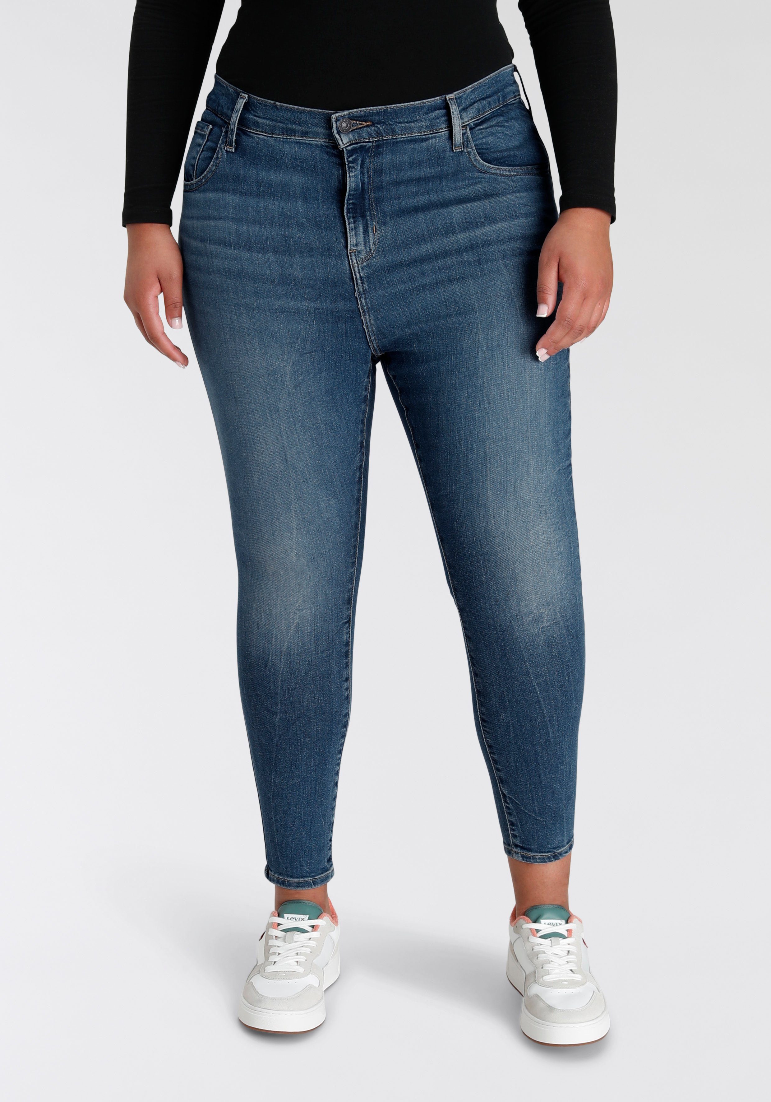 Levi's Plus Skinny fit jeans 720 High-Rise met hoge taille