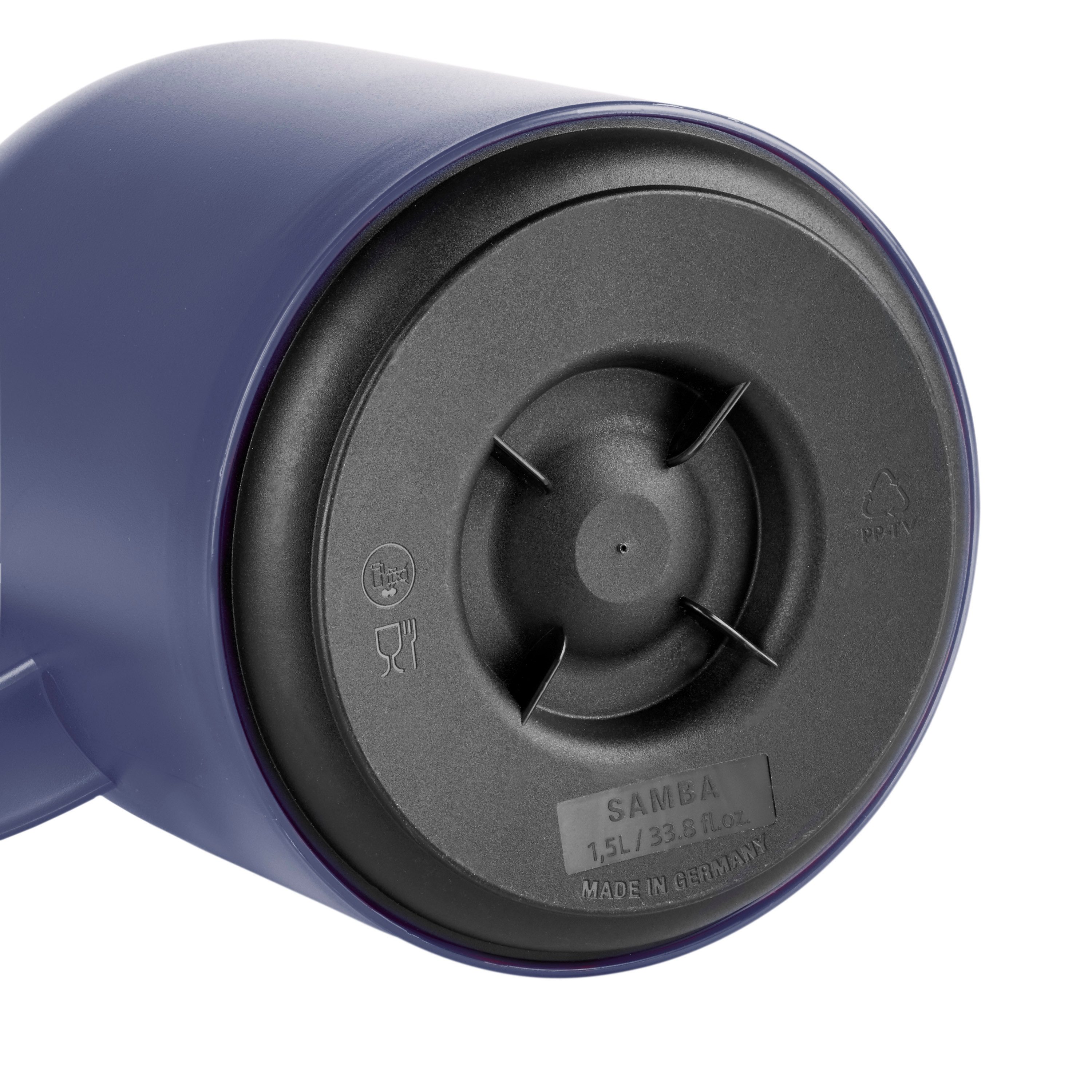 Emsa Thermoskan Samba XXL-model, tijdloos design, eenvoudige drukknop, 24u koud, 12u warm