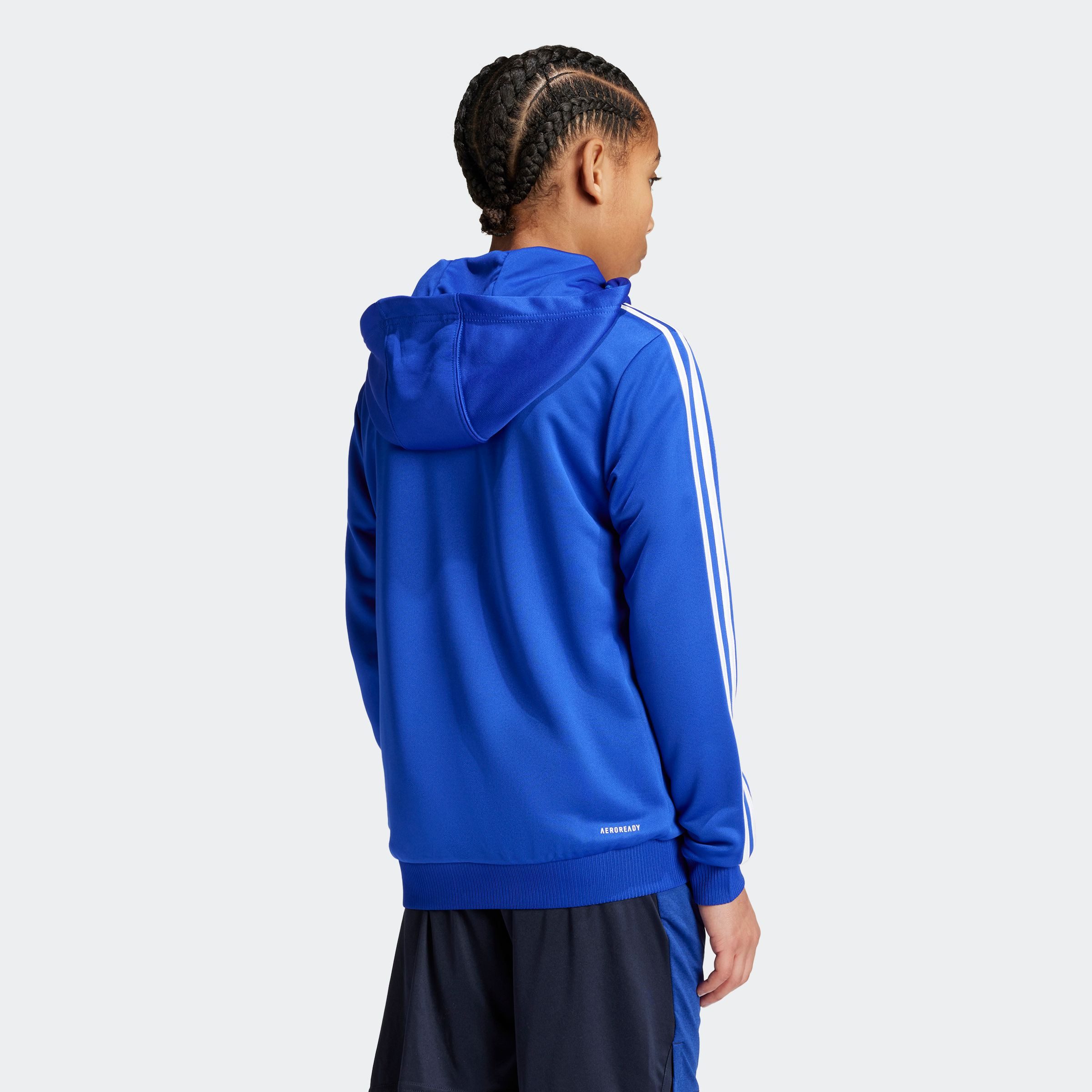 adidas Sportswear Trainingsjack TRAIN ESSENTIALS AEROREADY 3STREPEN REGULARFIT CAPUCHONJACK