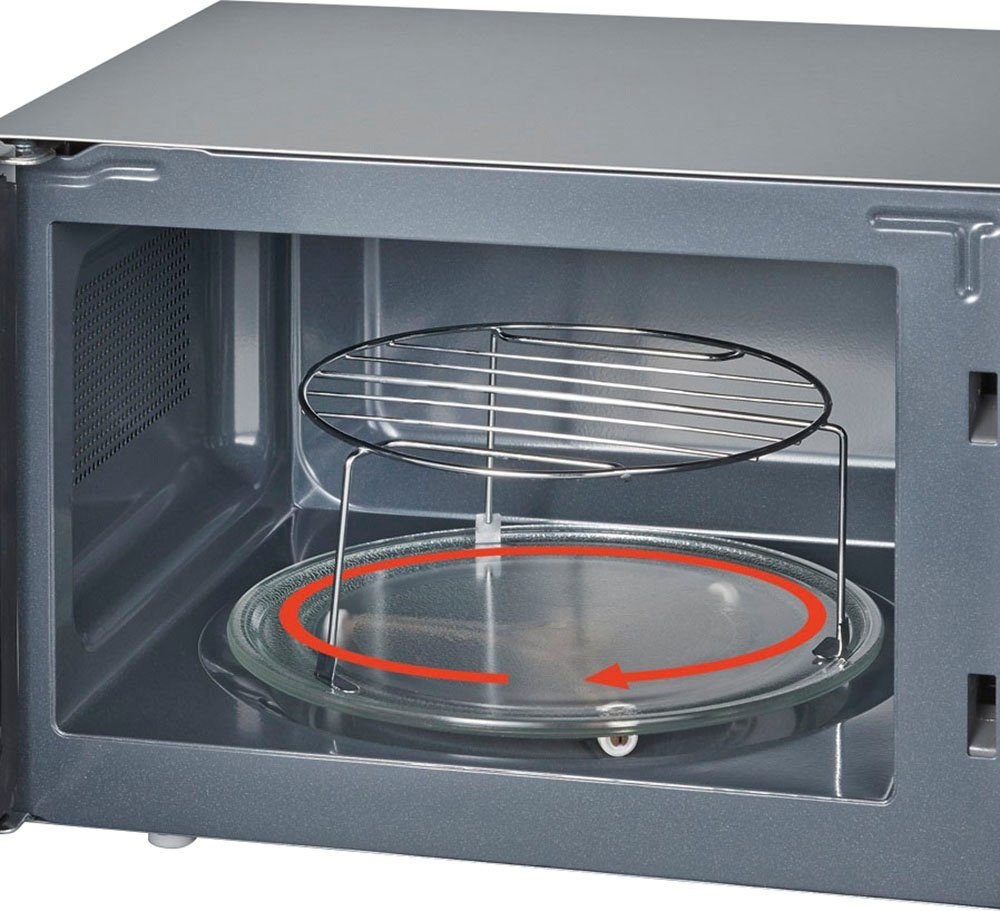 Severin Magnetron MW 7773 met grill- en heteluchtfunctie 3-in-1 10 vermogensniveaus en 9 automatische kookprogramma's