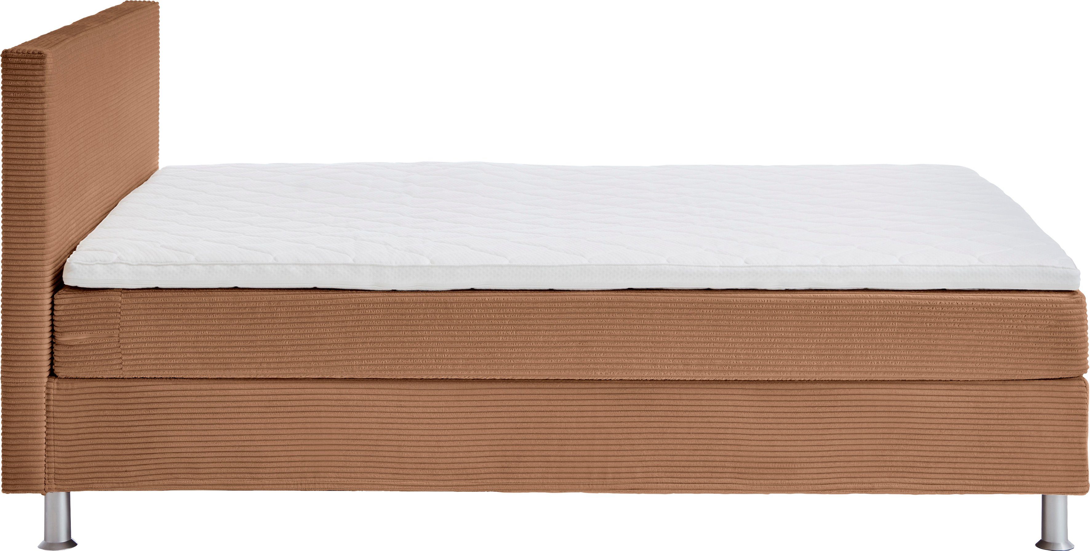 ATLANTIC home collection Boxspring Edison inclusief bonell-binnenveringsmatras en topmatras