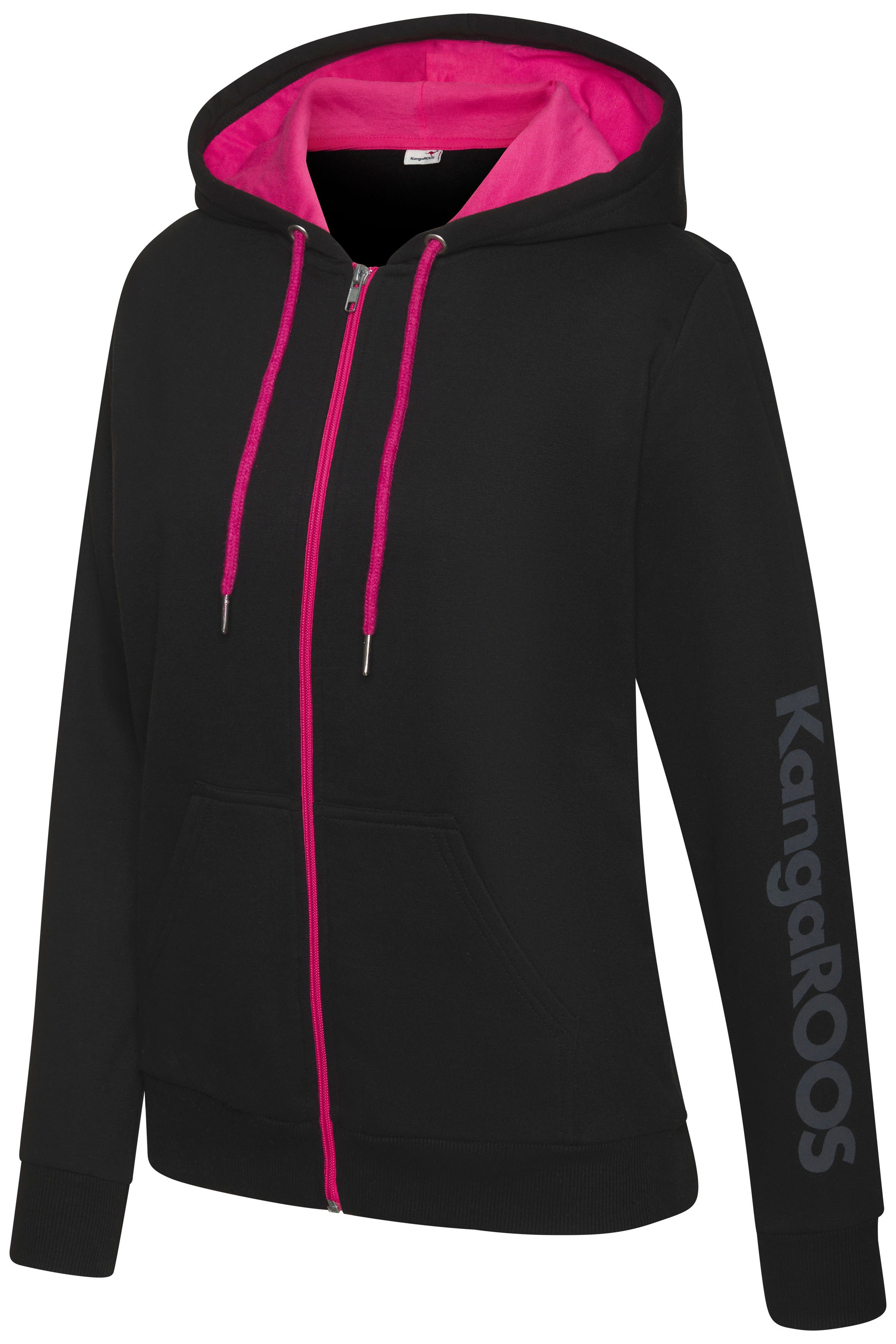 KangaROOS Sweatvest met contrasterende details, loungewear