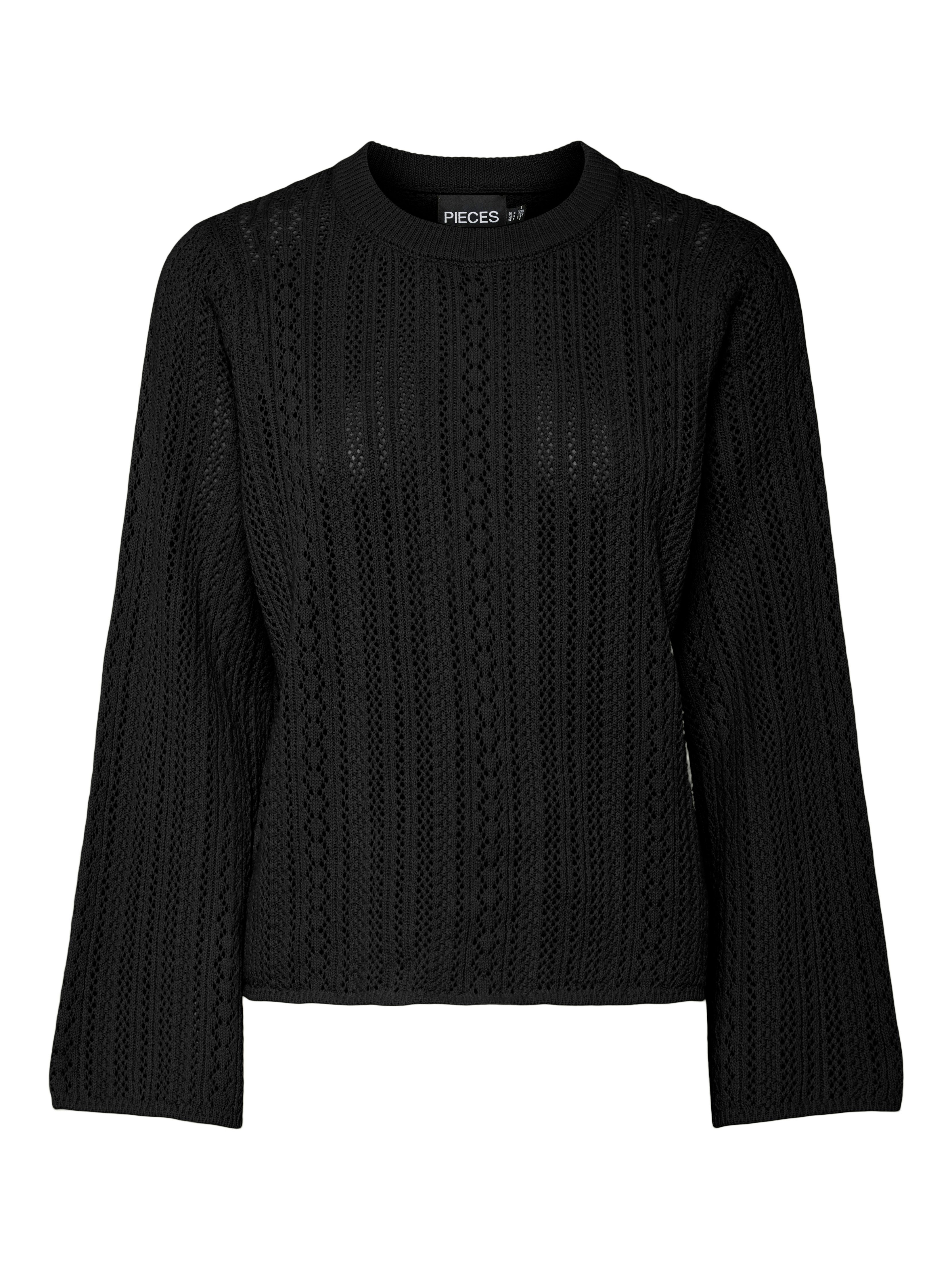 pieces Trui met ronde hals PCNUKA LS O-NECK KNIT NOOS BC