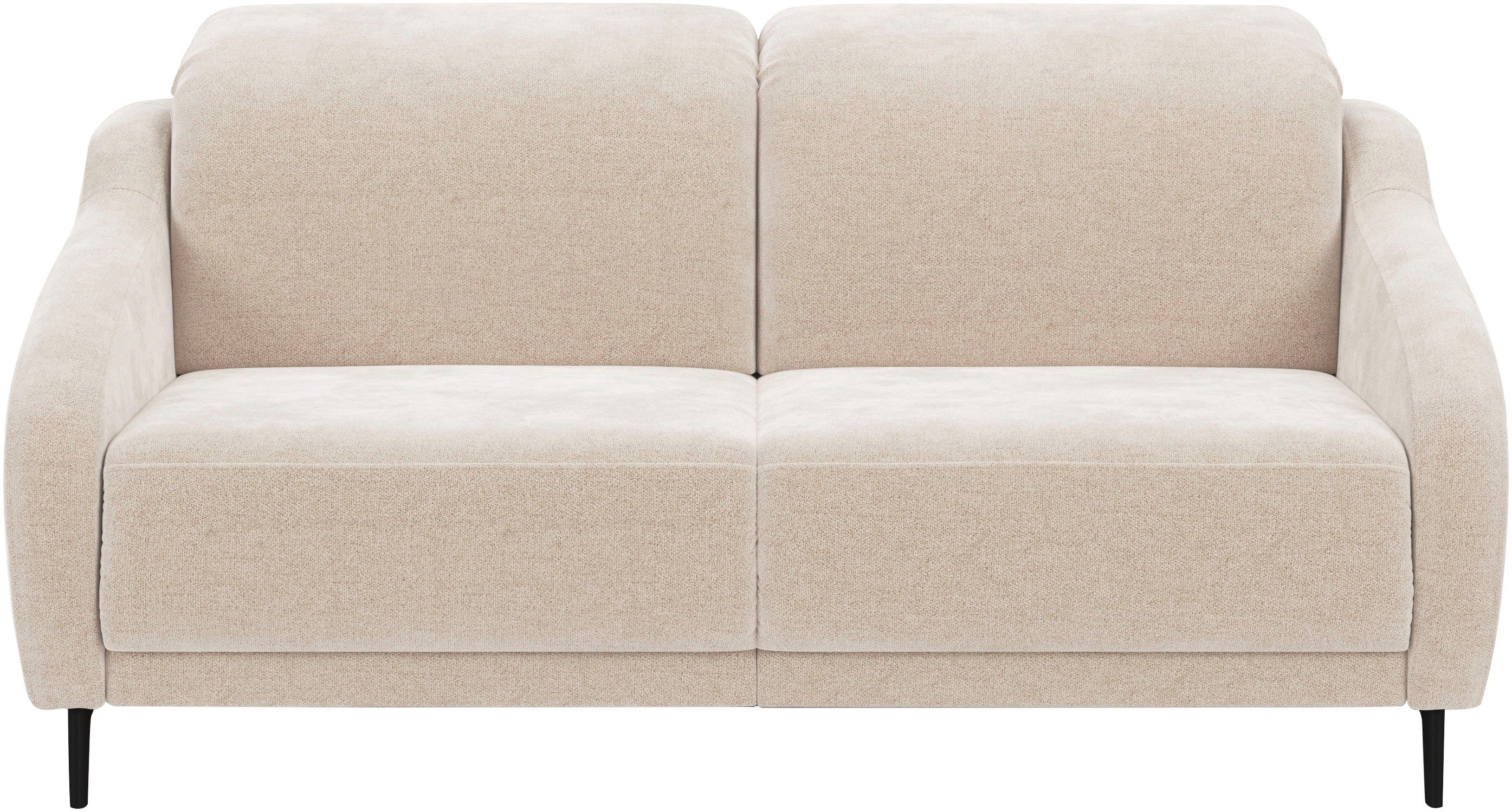 sit&more 3-zitsbank Blues naar keuze met klaptafel en usb beige, 3-zitsbanken, Incl.hoofdsteunverstelling-zonder klaptafel-zonder TV-functie