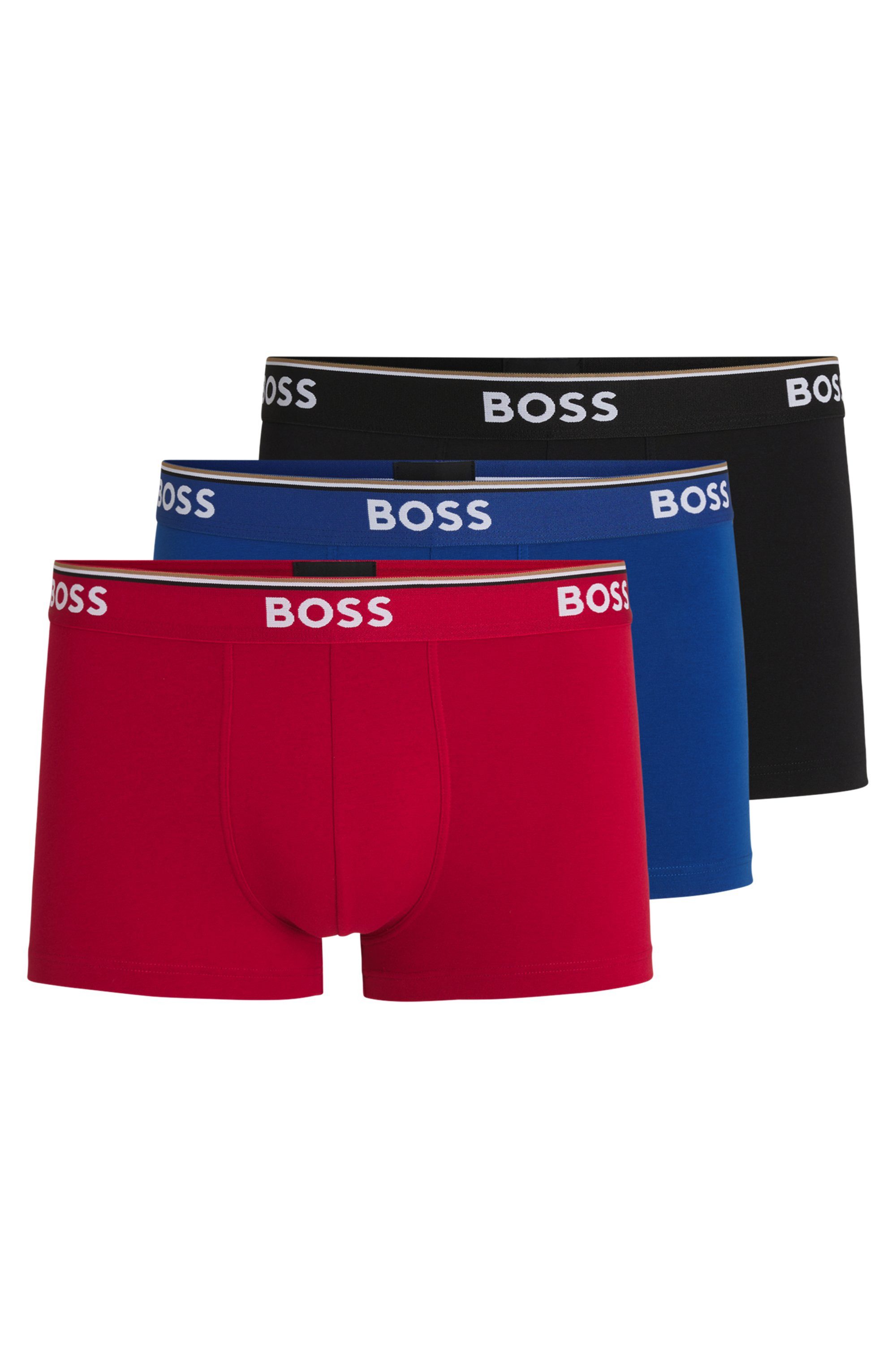 BOSS Boxershort met boss opdruk op de tailleband (3 stuks)