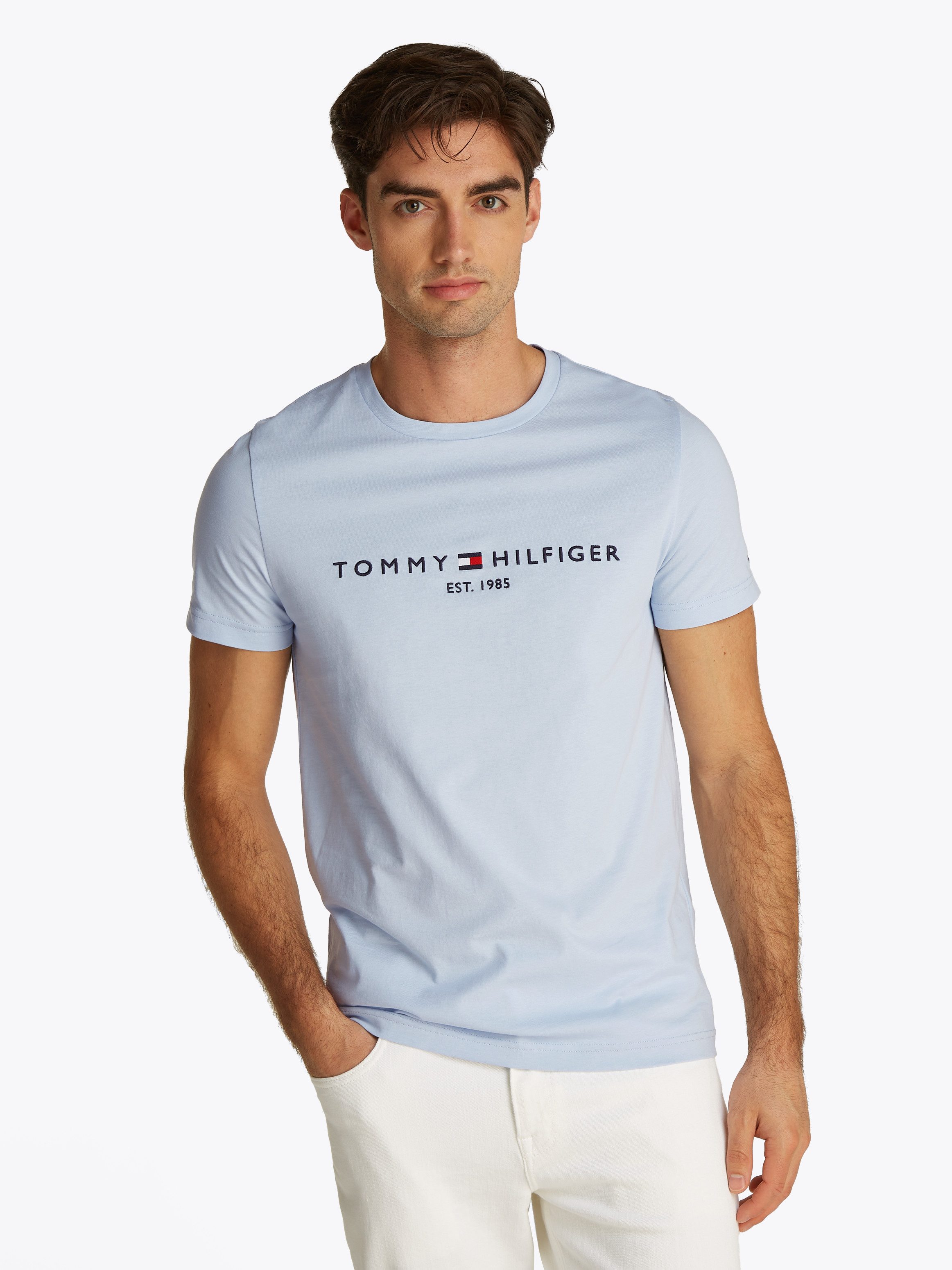 Tommy Hilfiger T-shirt Tommy Logo Tee van duurzaam katoen