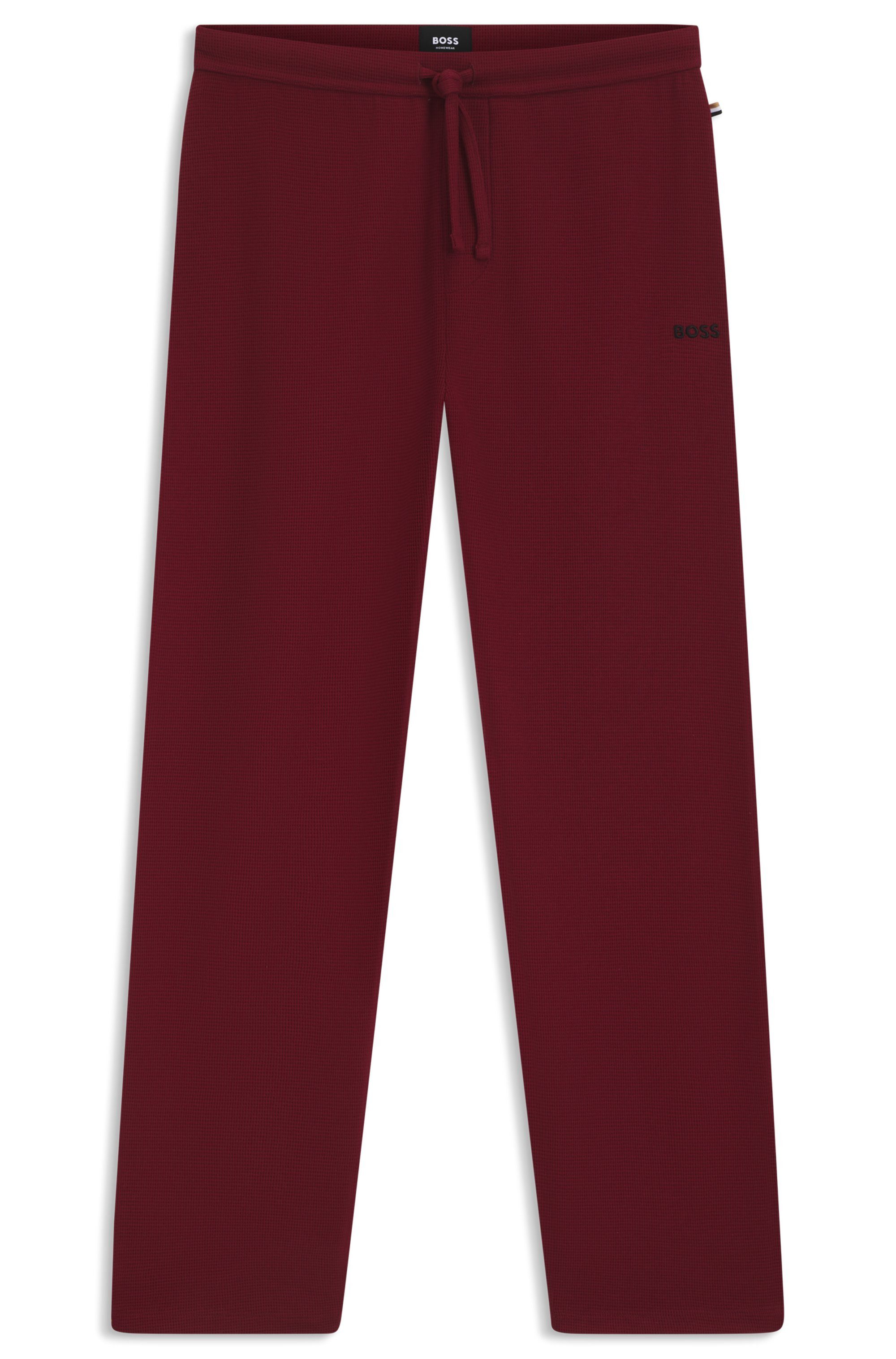 BOSS Pyjamabroek Waffle Pants
