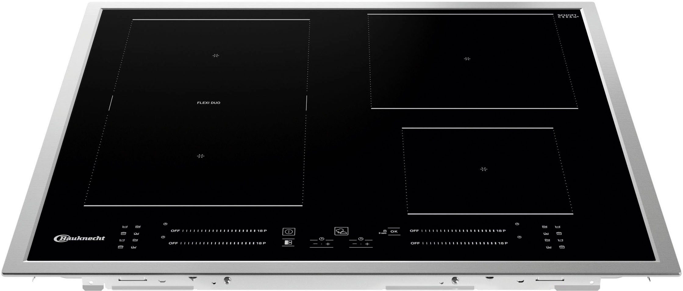 BAUKNECHT Inbouw ovenset BAKO 4 PF16 BLACK