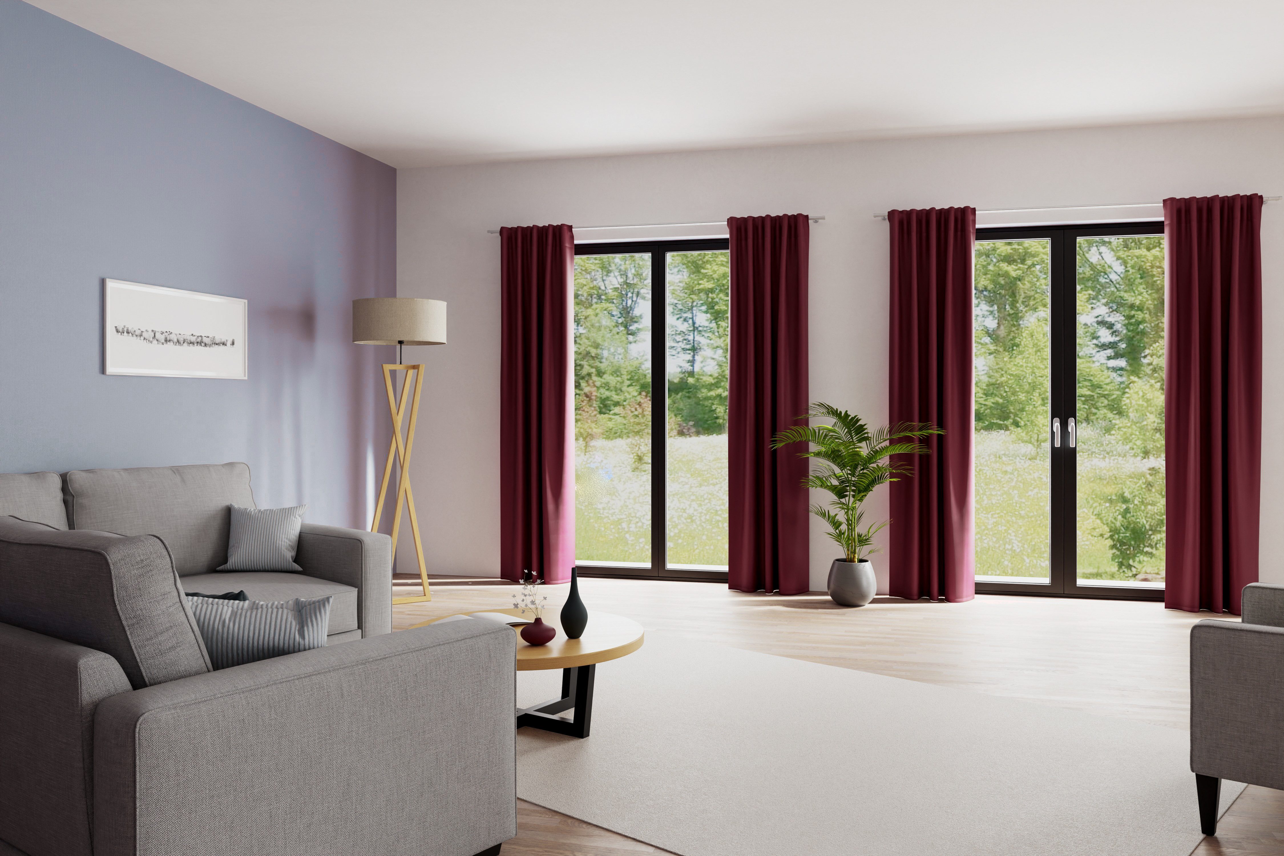 HOMING Gordijn Galdin Verduisteringsgordijn, ondoorzichtig, thermo, energiebesparend (1 stuk)