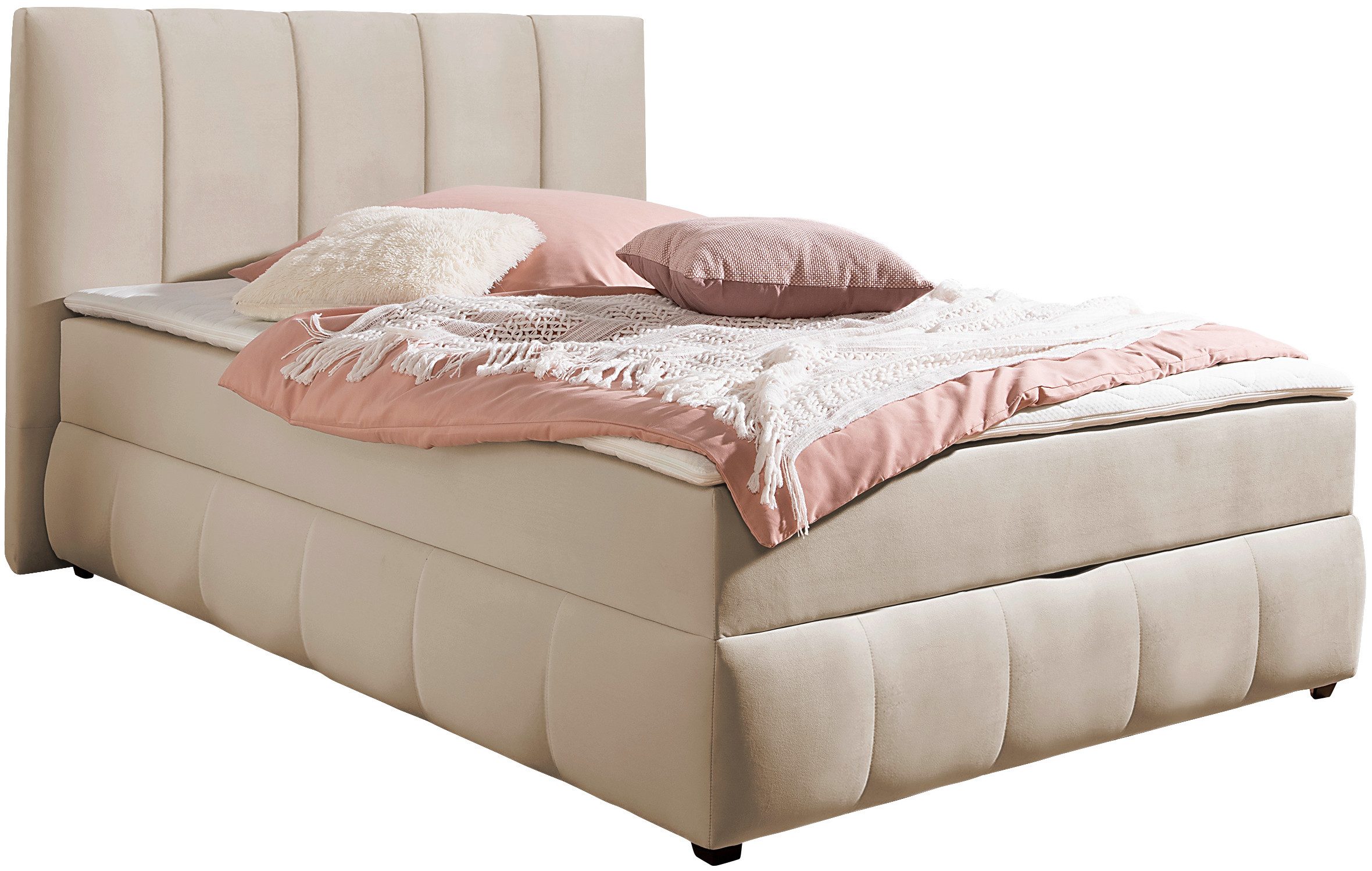 INOSIGN Boxspring Hartley Inclusief bedlade & topper, kiesbaar in H2, H3 of H4