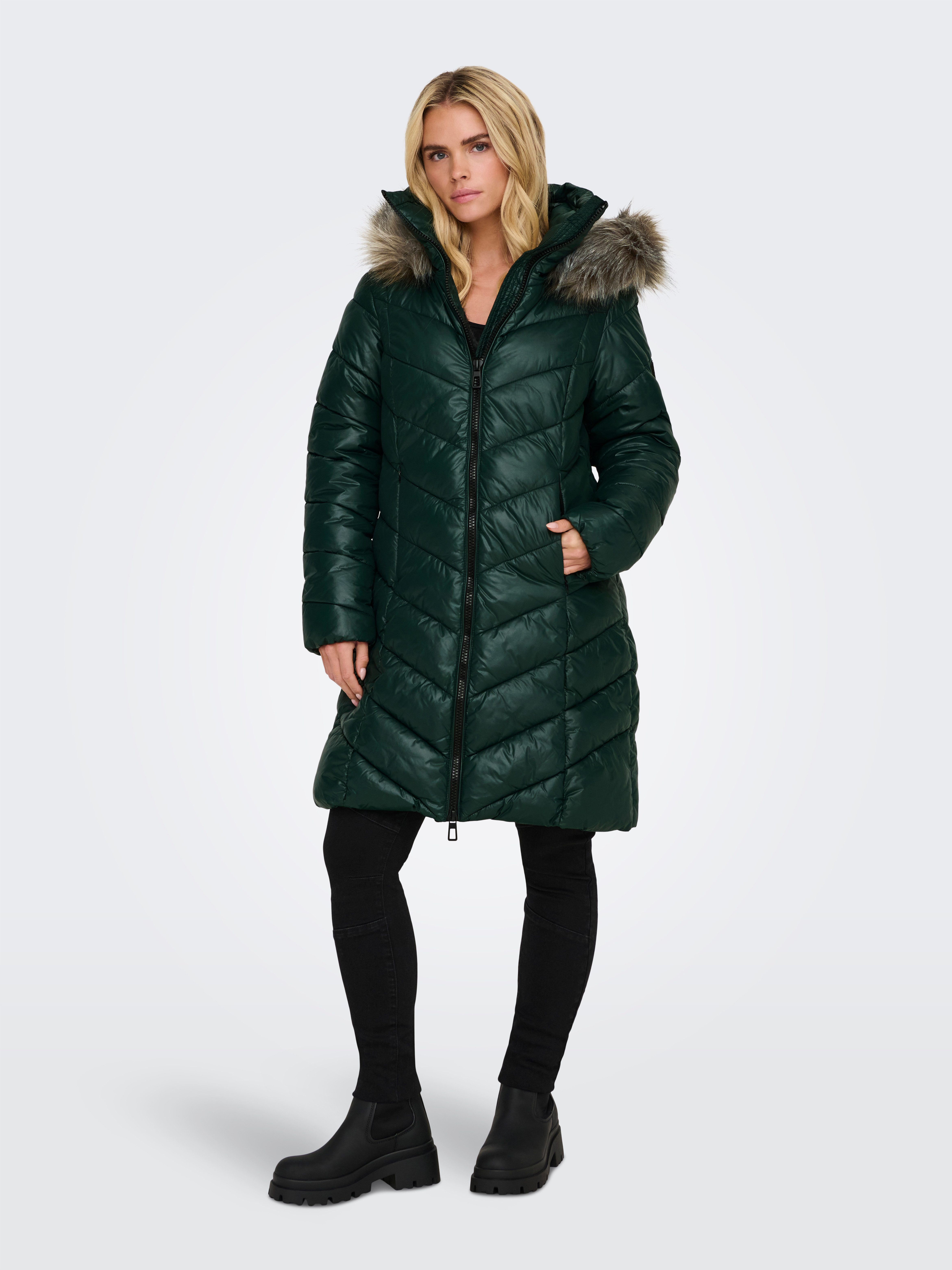 Only Gewatteerde jas ONLFEVER PUFFER COAT LIFE CC OTW