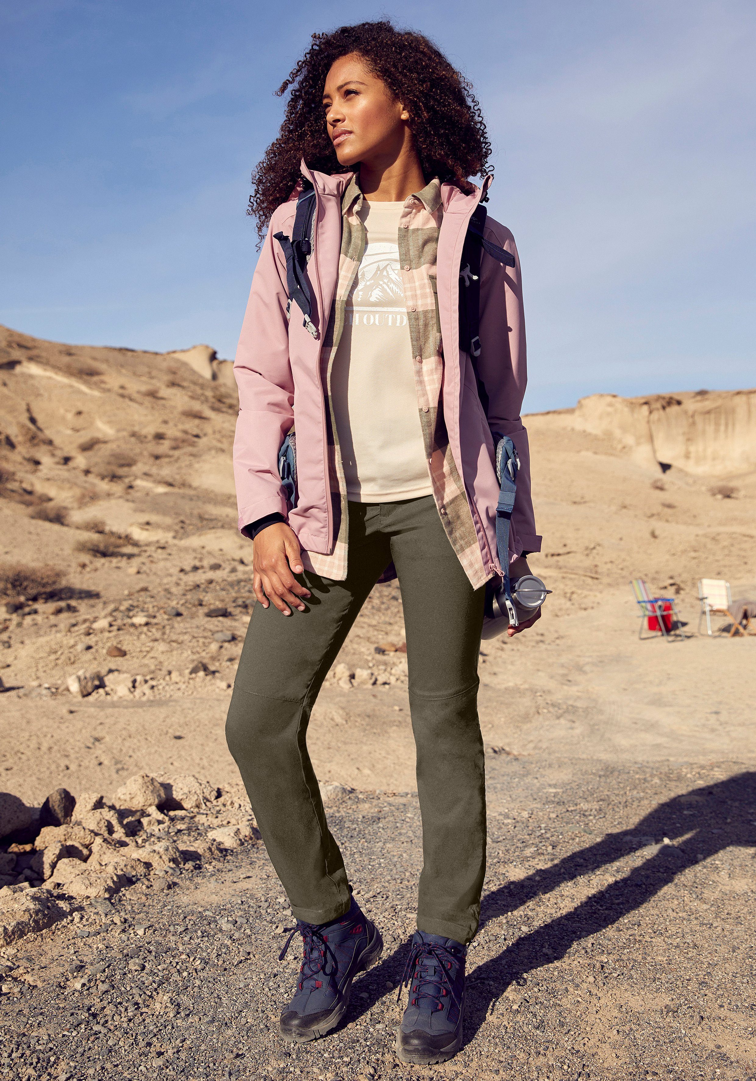 active by Lascana Trekkingbroek met 3 ritszakken
