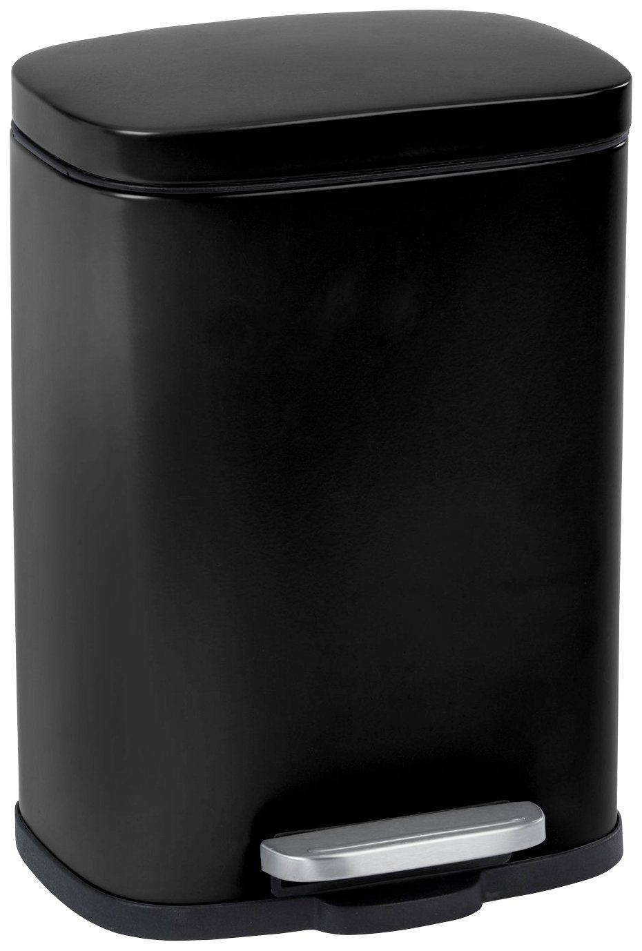 WENKO Tissue-emmer Leno 5 liter, bxdxh: 21,5x29,5x19 cm pedaalemmers zwart