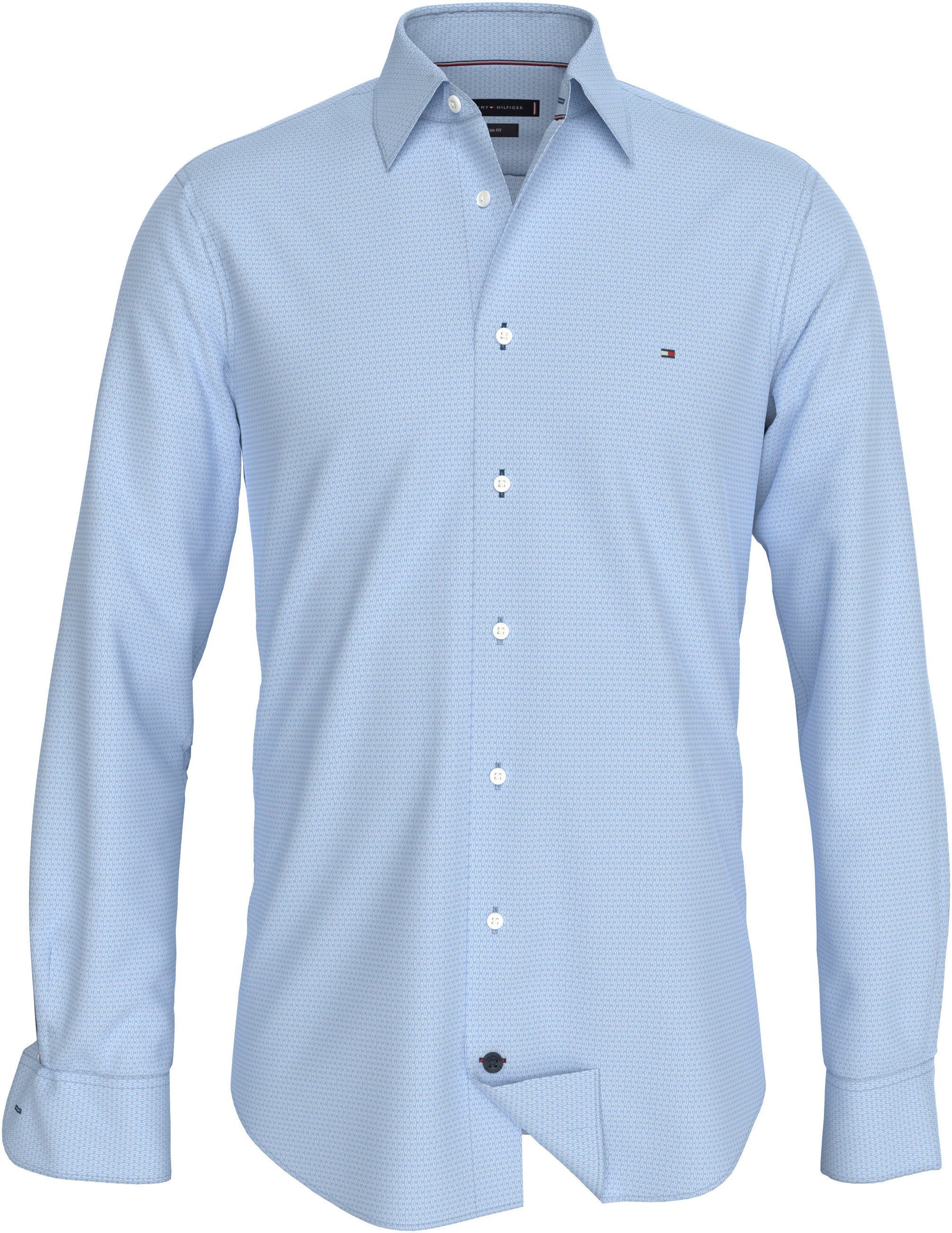 Tommy Hilfiger Businessoverhemd CL STRETCH GEO PRINT SF SHIRT