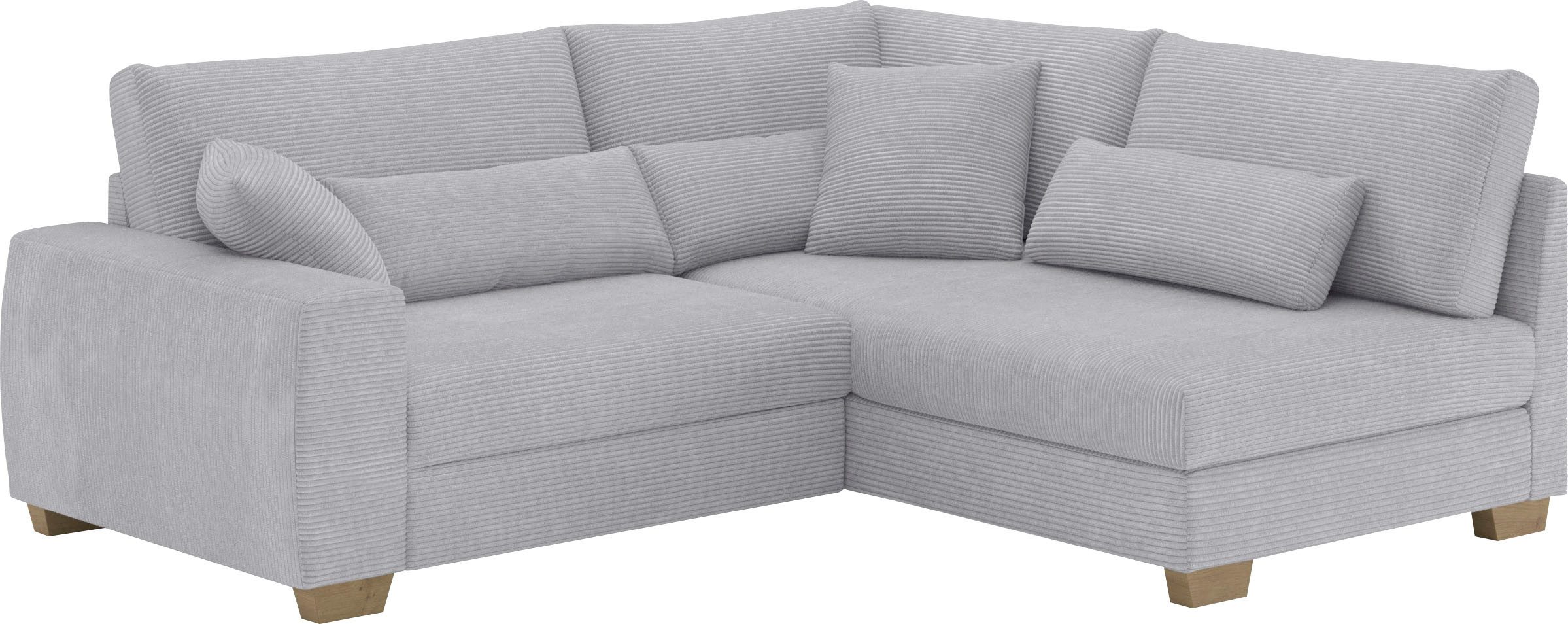 Mr. Couch Hoekbank Helena L-vorm Met pocketvering, optioneel met slaapfunctie en pocketvering