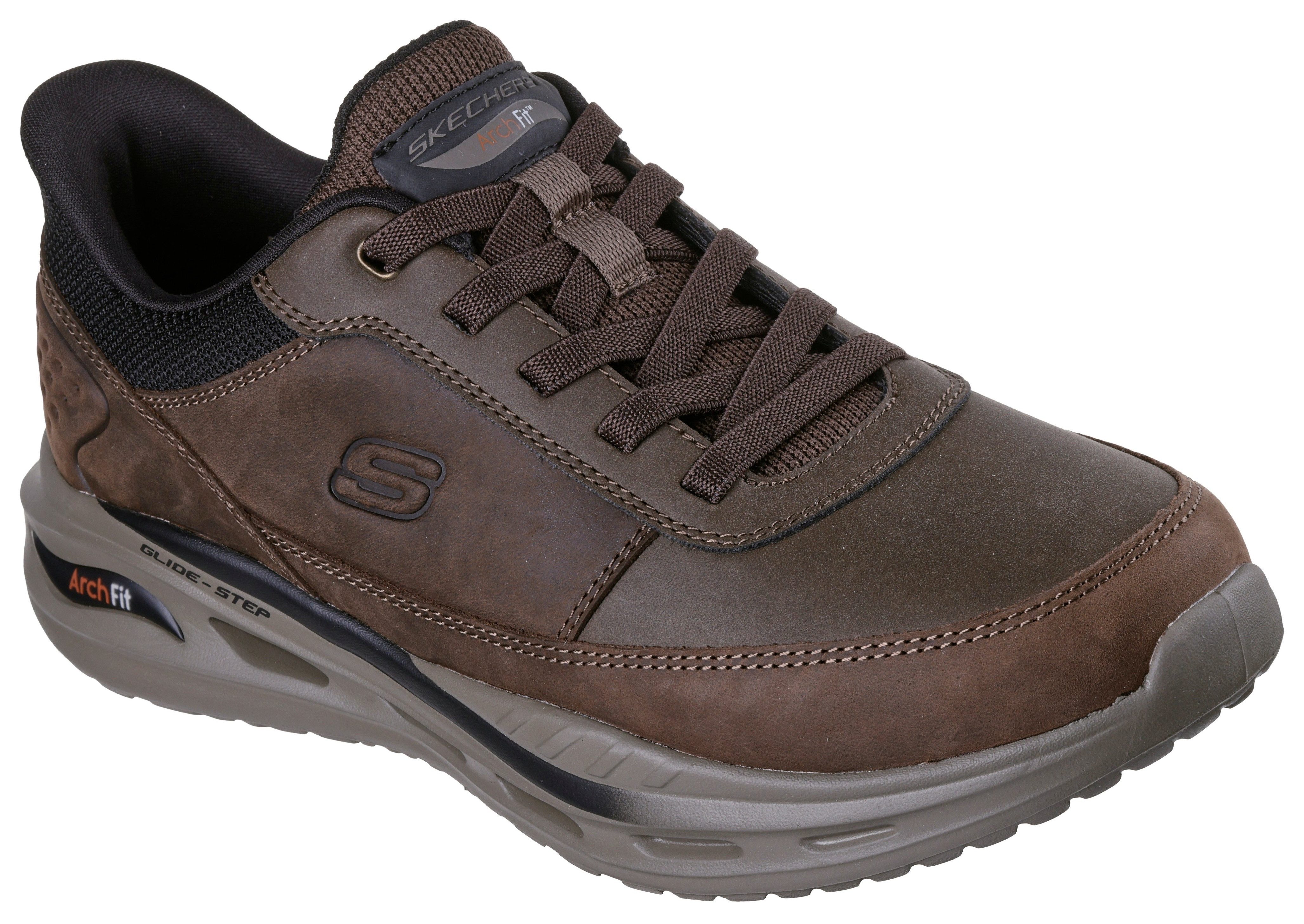 Skechers Slip-on sneakers ARCH FIT ORVAN Veterschoen, trainingsschoen met Glide Step