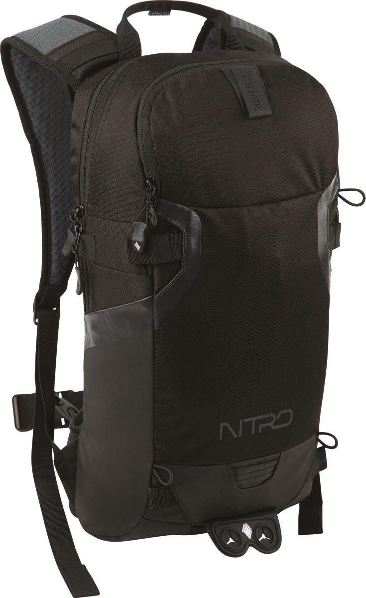 NITRO Trekkingrugzak Rover 14, Black Out Fietsrugzak, wandelrugzak, vrijetijdsruim, straat- en bikepack