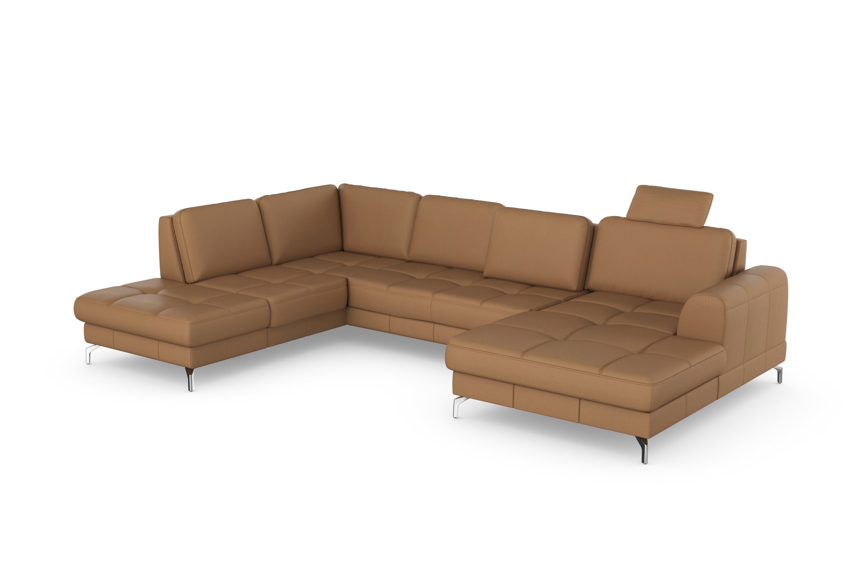 sit&more Zithoek Bendigo U-vorm inclusief zitdiepteverstelling, bodemvrijheid 12 cm, in 2 pootkleuren